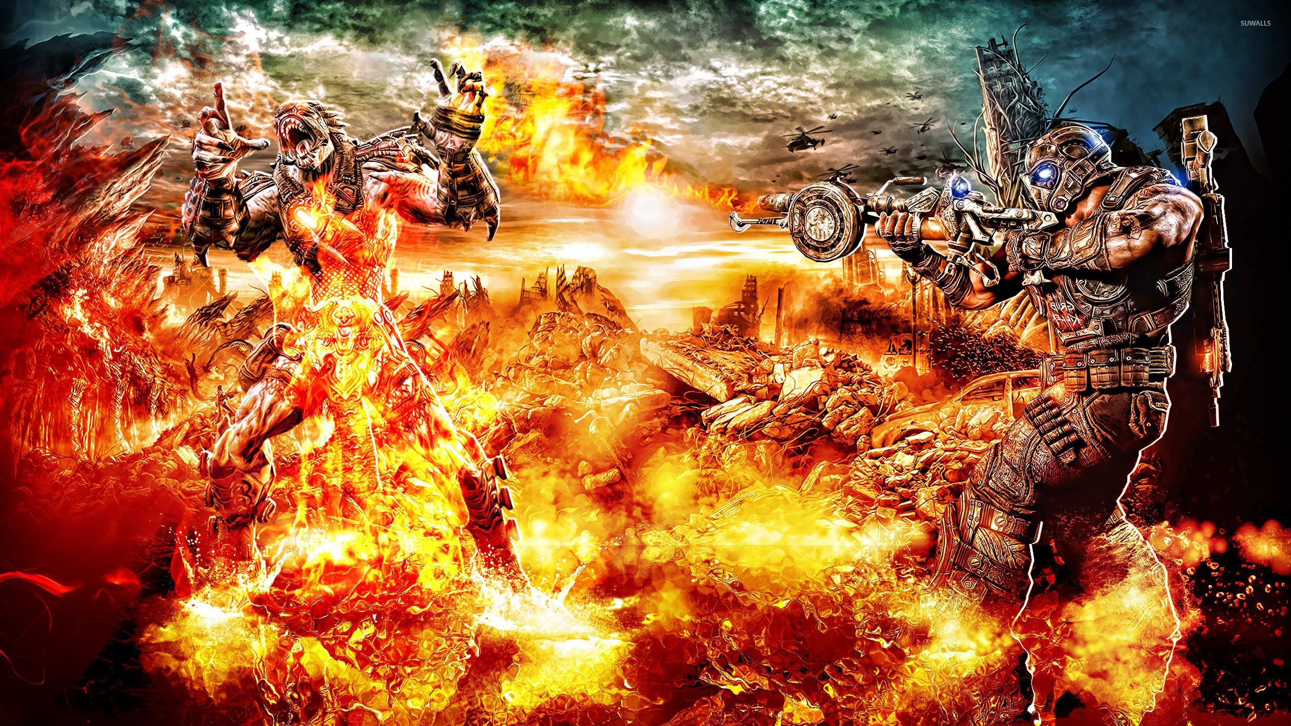 2560x1440 Gears of War 3 [10] wallpaper