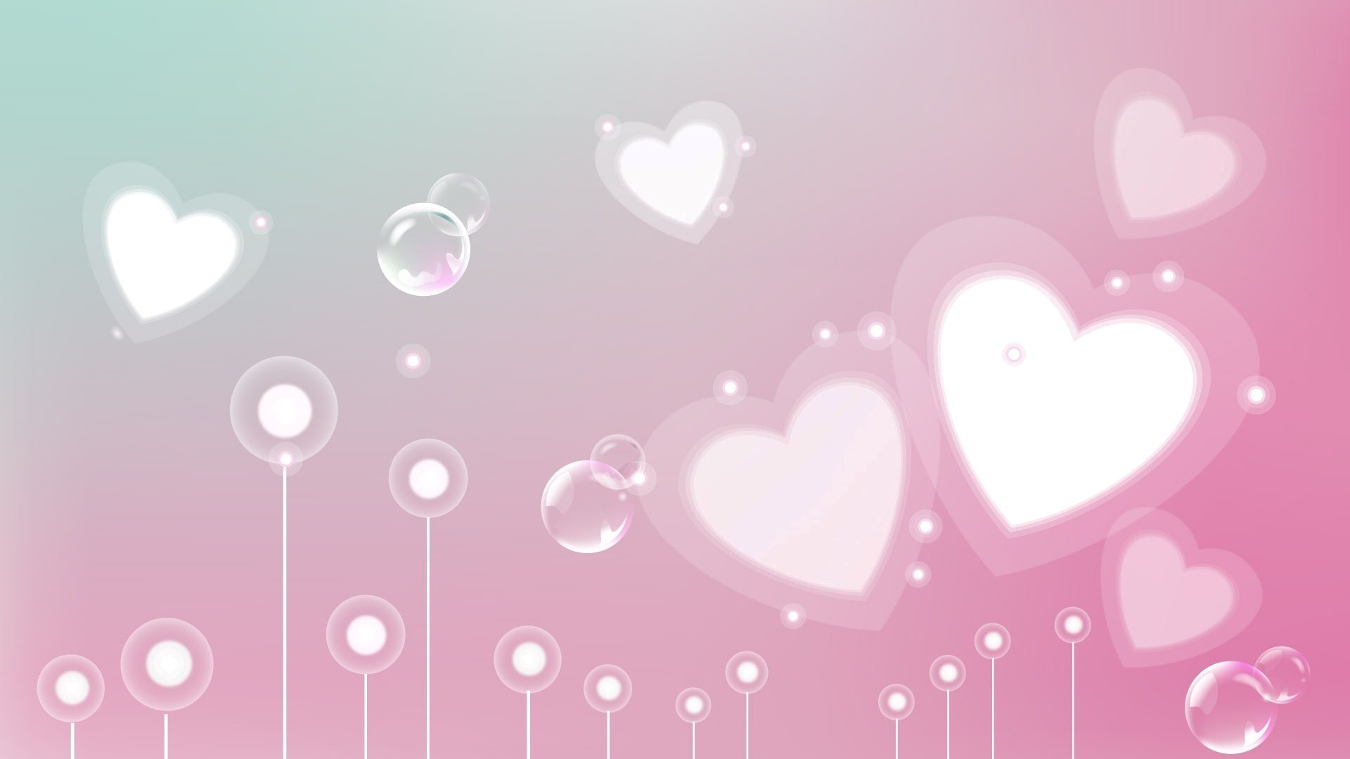 1920x1080 pink heart background - Google Search