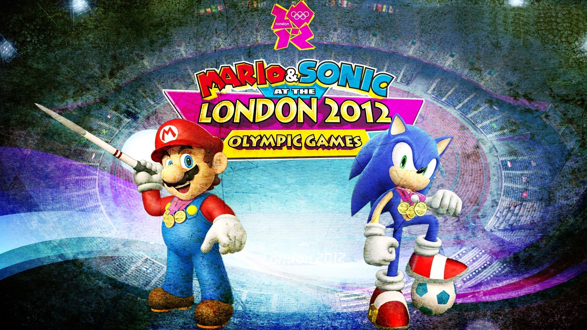 1920x1080 Images for Desktop: mario and sonic at the london 2012 olympic games  wallpaper by Hammond