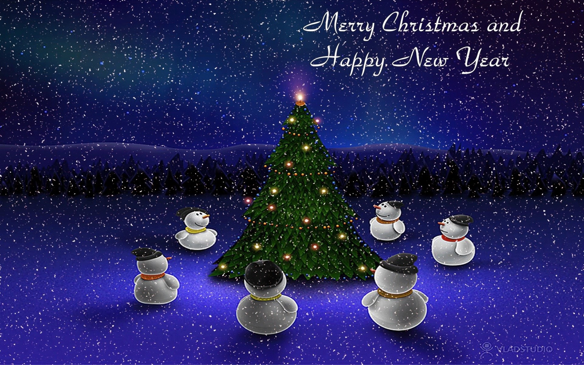 1920x1200 Christmas HD 139710. SHARE. TAGS: Animated Photo Falling People Tree Animation  Snow