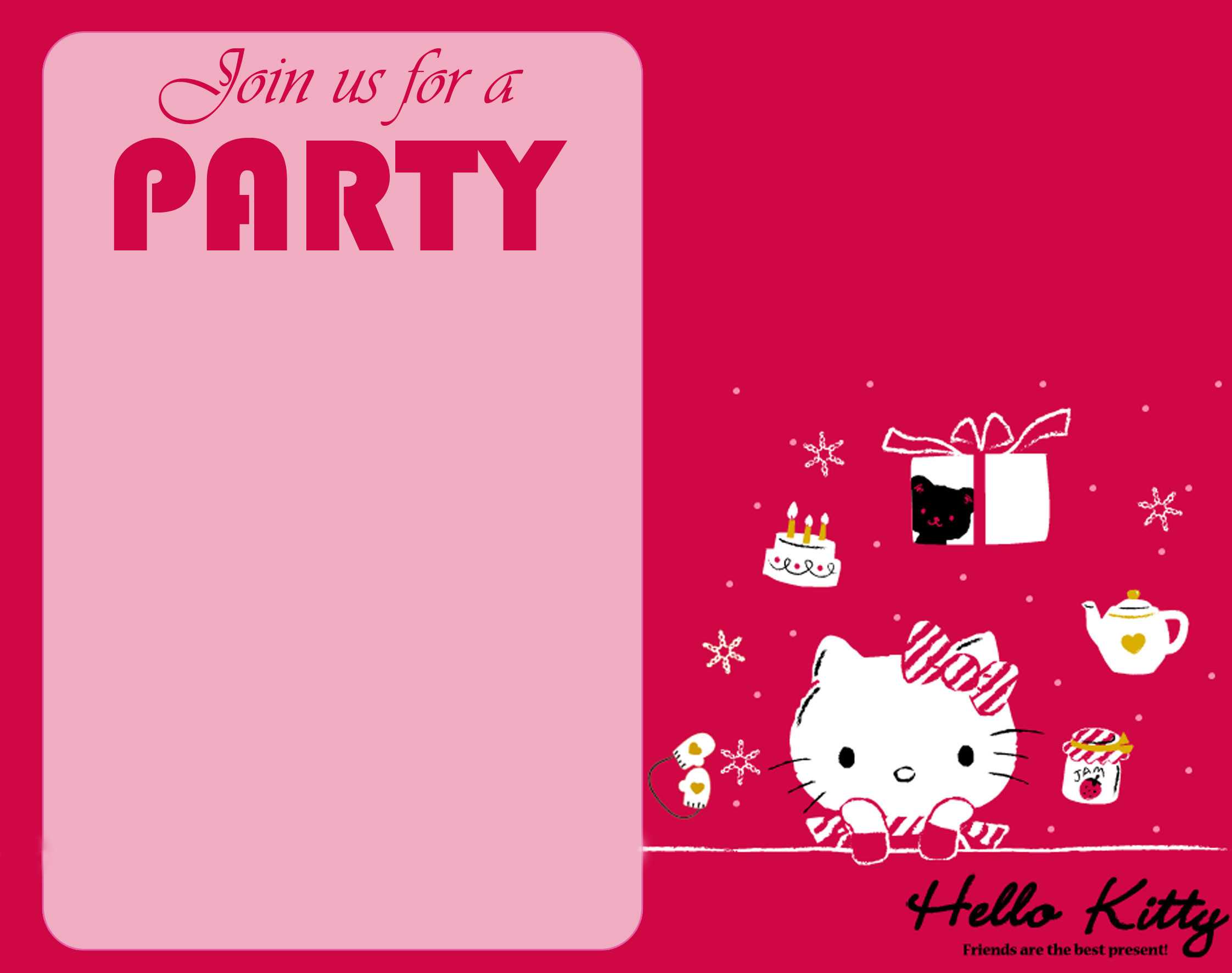 2244x1772 Free Hello Kitty Wallpaper for Party Invitation Card Design