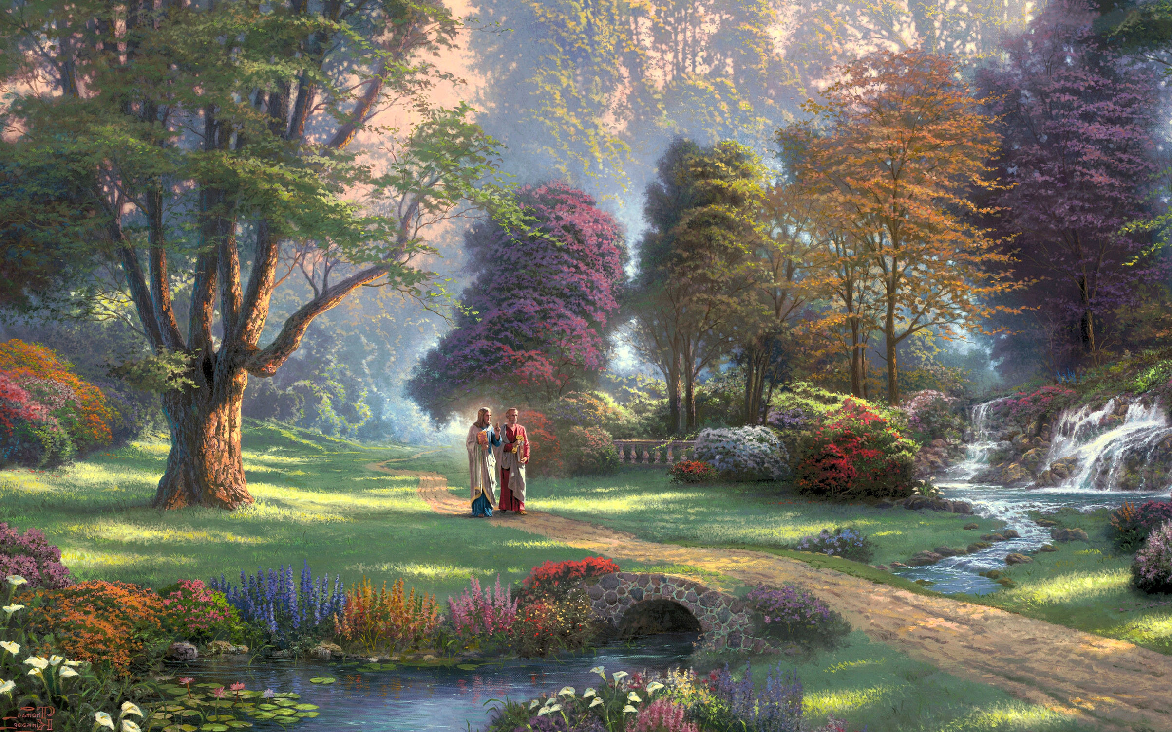2406x1504 Thomas, Kinkade, Autumn, Wallpaper, Images, Amazing, Colorful, Absract,  Classic Painters, Historical Images, Widescreen, Art Wallpapers For  Windows, ...