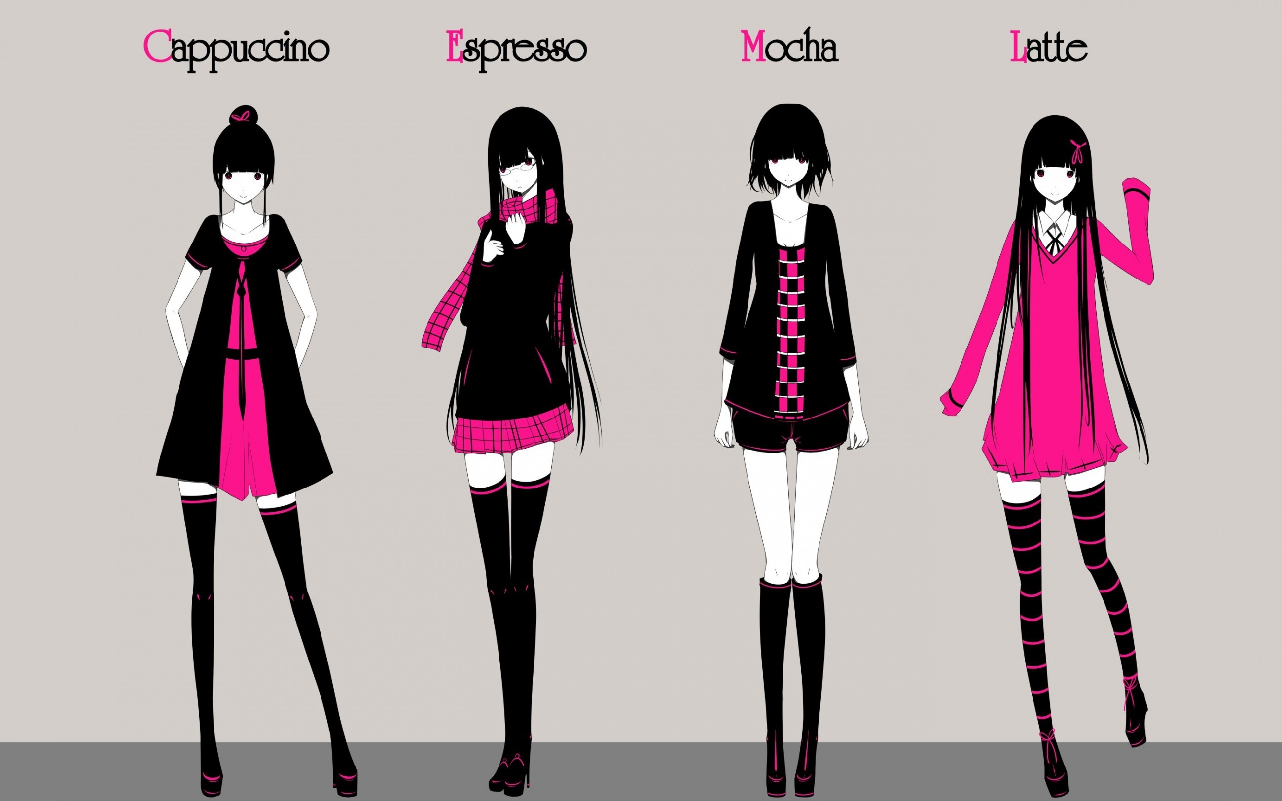 2600x1625 Anime fashion style for girls Wallpaper.
