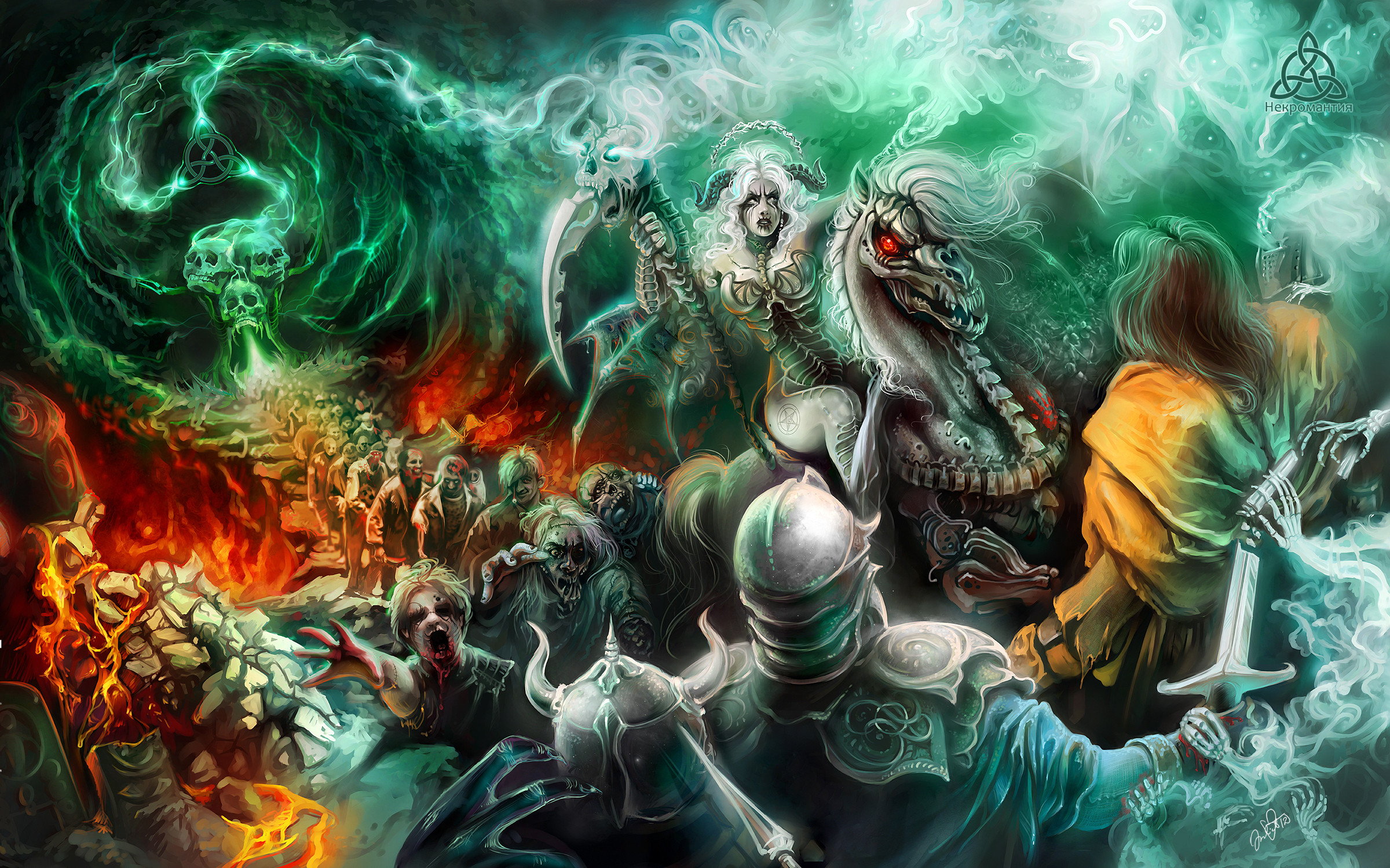 2400x1500 Scary Zombie. by Gerard Loader Wallpaper for Android: Scary Zombie