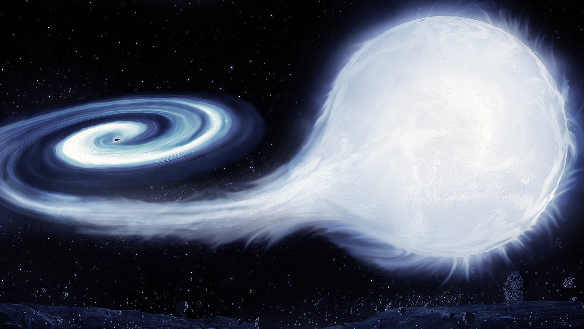 1920x1080 Black+Hole+Eating+Star+Wallpapers | stars star black hole space wallpaper