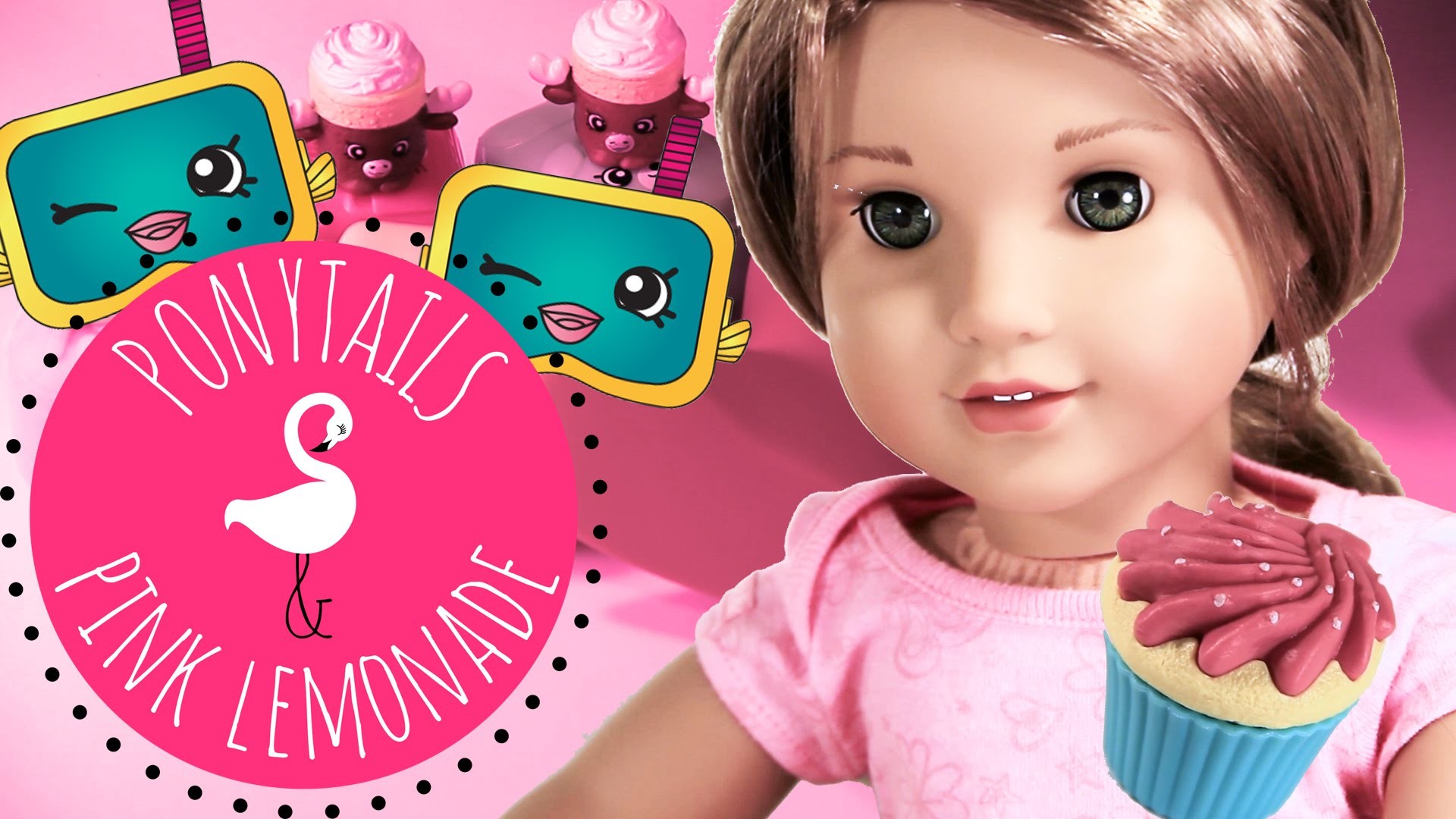 1920x1080 American Girl Doll Lea Rebecca and Pets Play Shopkins Matching Game