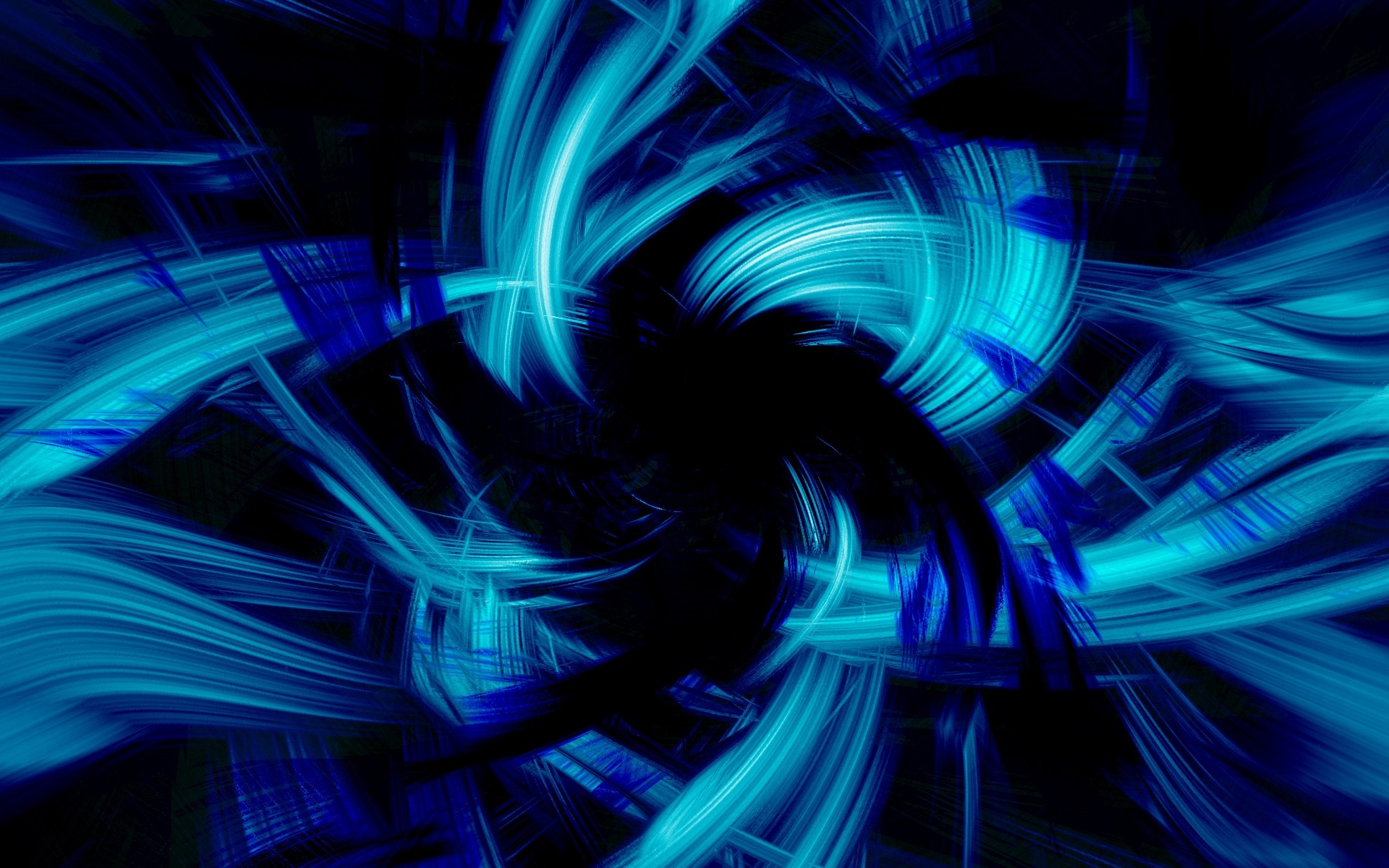 1920x1200 Preview wallpaper blue, black, abstract, brush 
