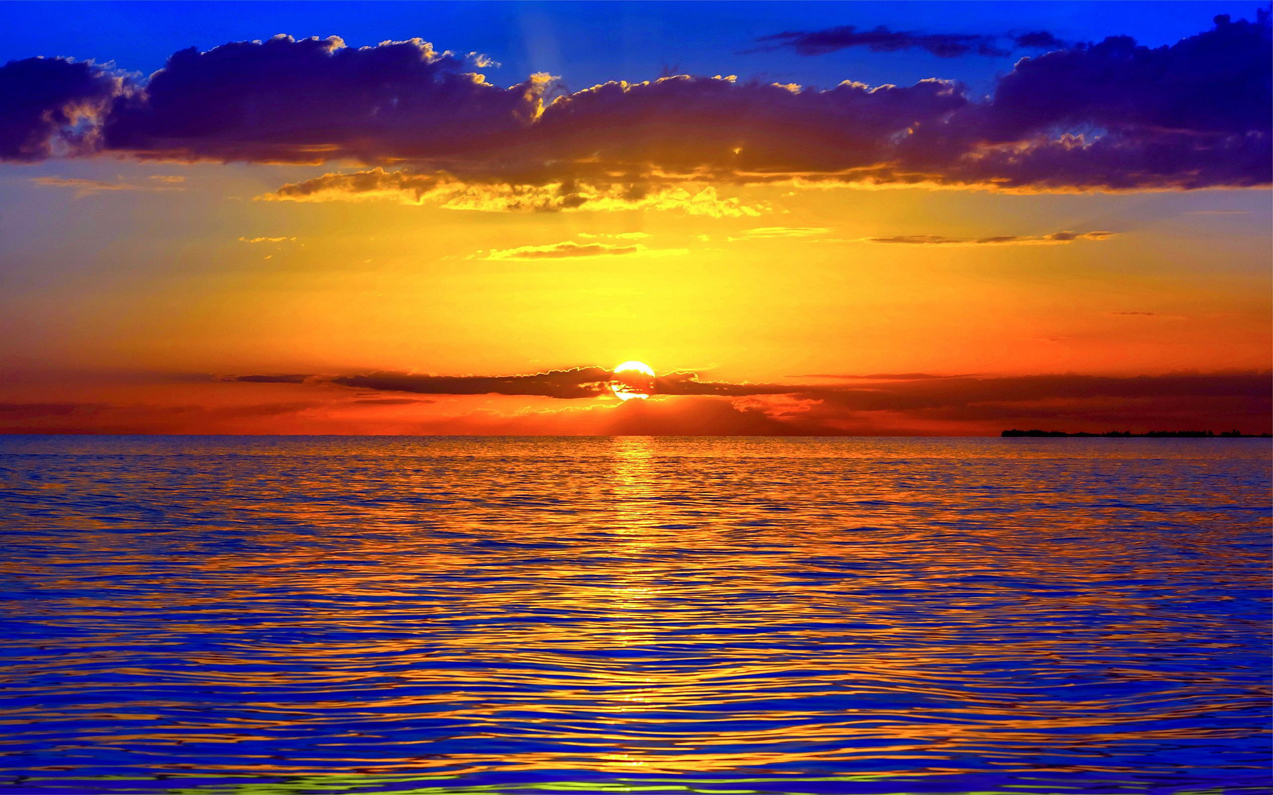2560x1600 Only the best free ocean sunsets wallpapers you can find online! Ocean  sunsets wallpapers and background images for desktop, iPhone, Android and  any screen ...