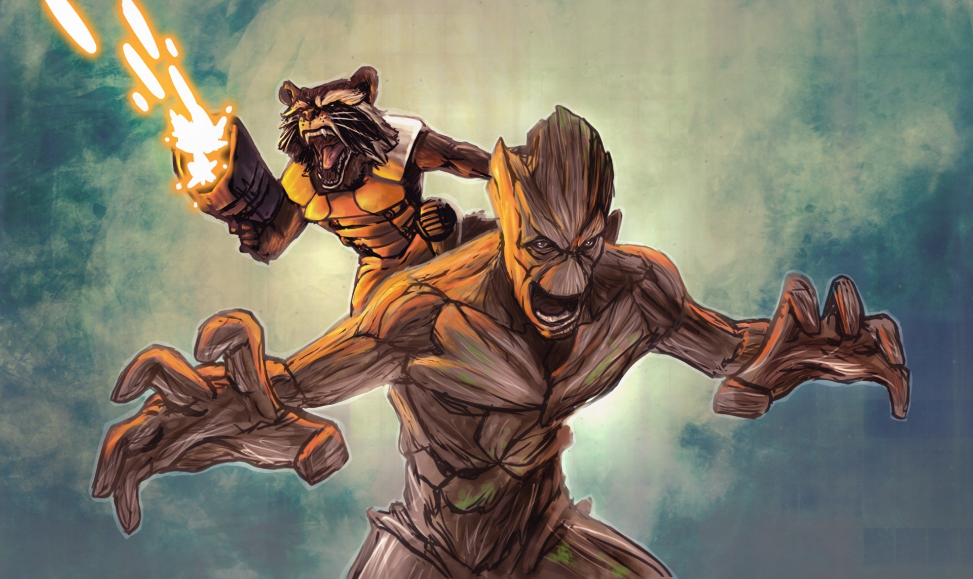 1920x1143 By Stephen Comments Off on Guardians Of The Galaxy Groot Wallpapers .