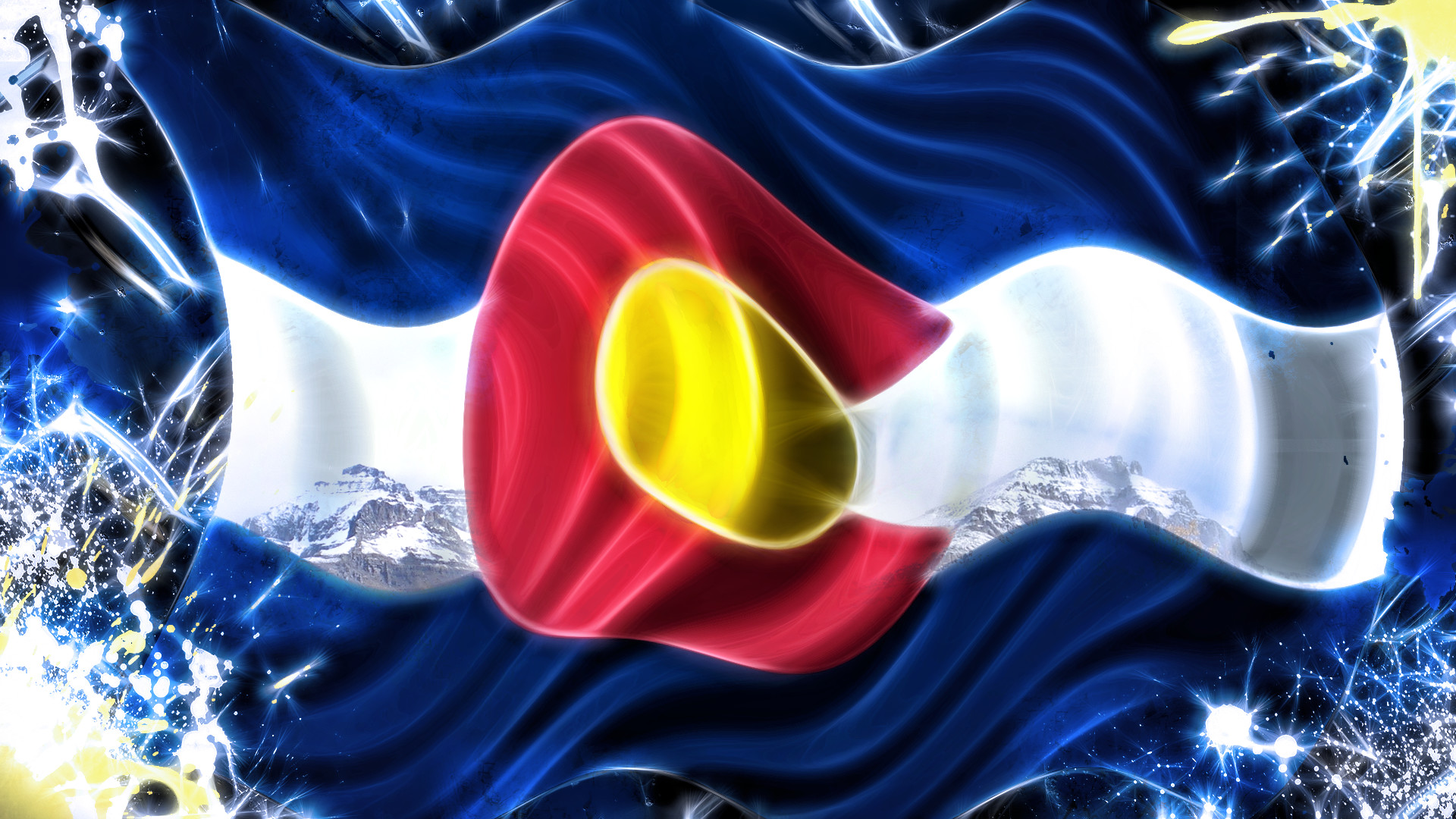 1920x1080 Colorado Flag by DenverSportsWalls Colorado Flag by DenverSportsWalls