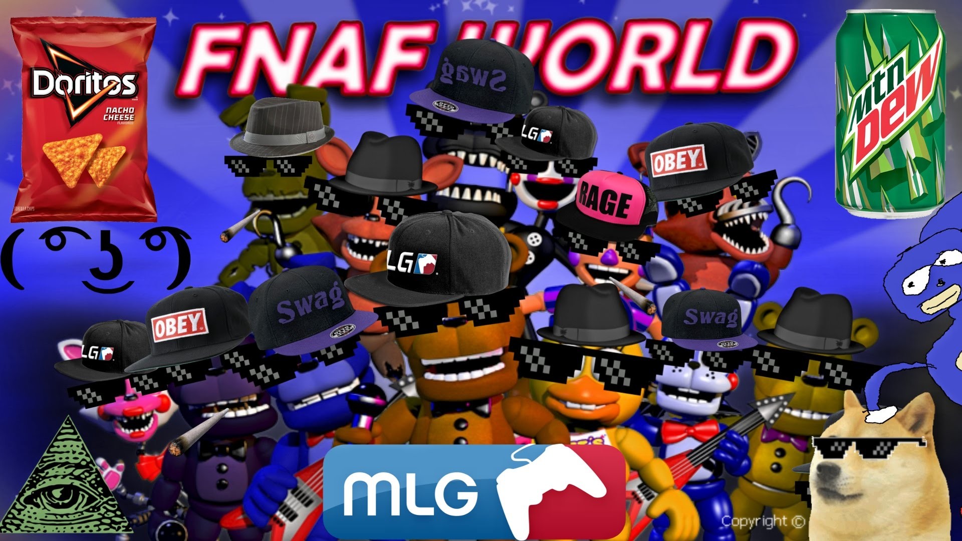 1920x1080 [SFM FNAF] MLG FNaF World - YouTube