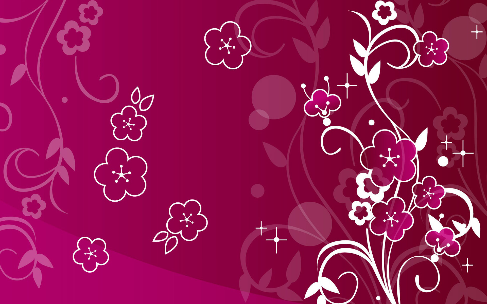 1920x1200 Pink Girly Background