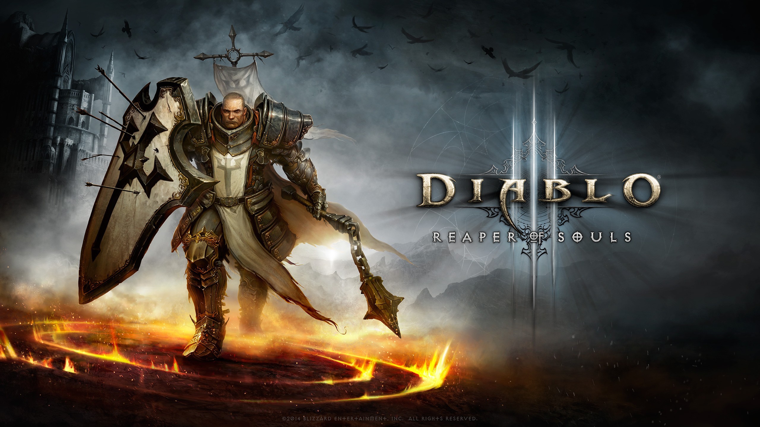 2560x1440 General  Blizzard Entertainment Diablo Diablo III Diablo 3: Reaper  of Souls