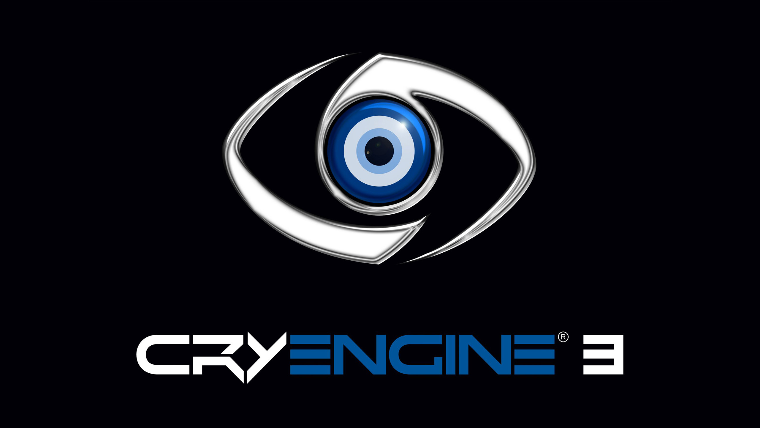2560x1440 Cryengine 3 Logo HD Wallpaper