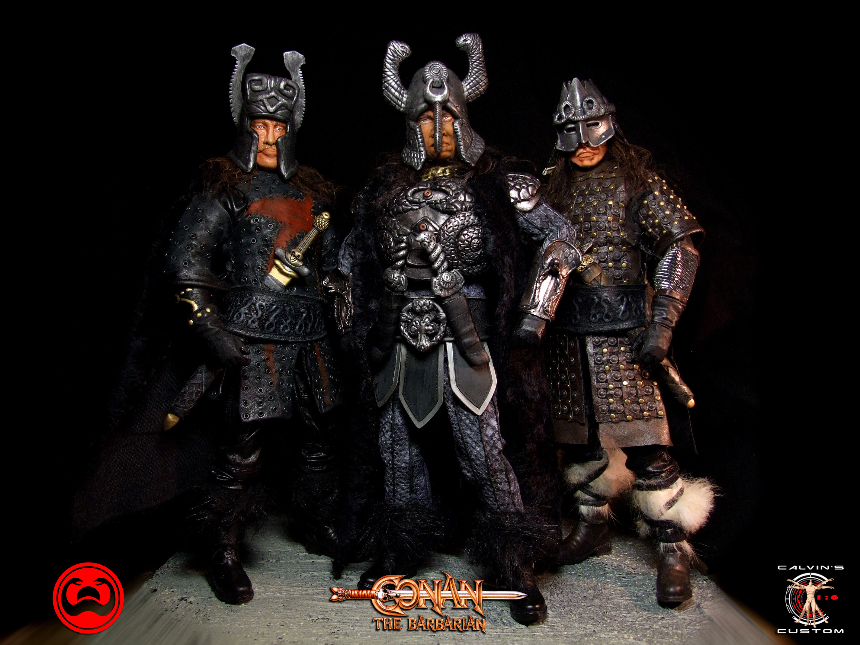 2848x2136 Conan The Barbarian (2011) images Calvin's Custom 1/6 one sixth scale  custom Mounted Thulsa Doom, Thorgrim and Rexor HD wallpaper and background  photos