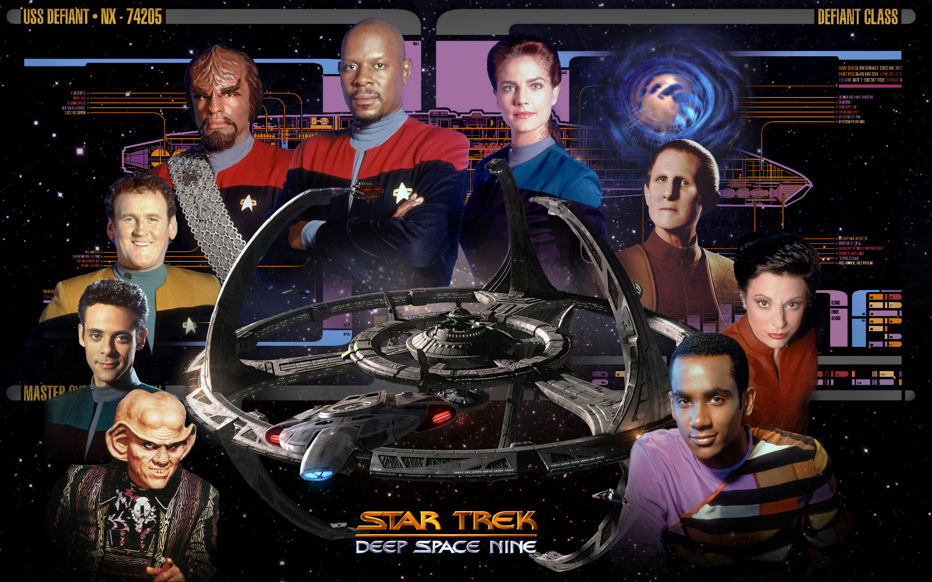 1920x1200 deep_space_nine_crew. 1. Space Station Life. ds9-life