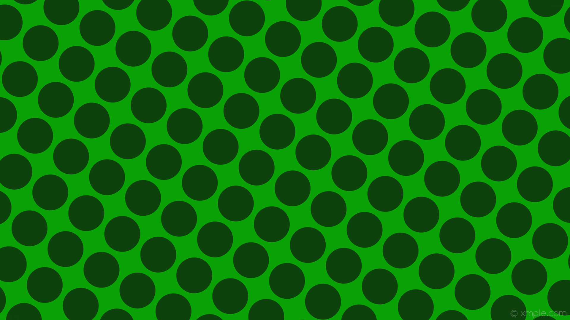 1920x1080 wallpaper green polka dots spots dark green #0ba208 #0d420c 150Â° 121px 140px