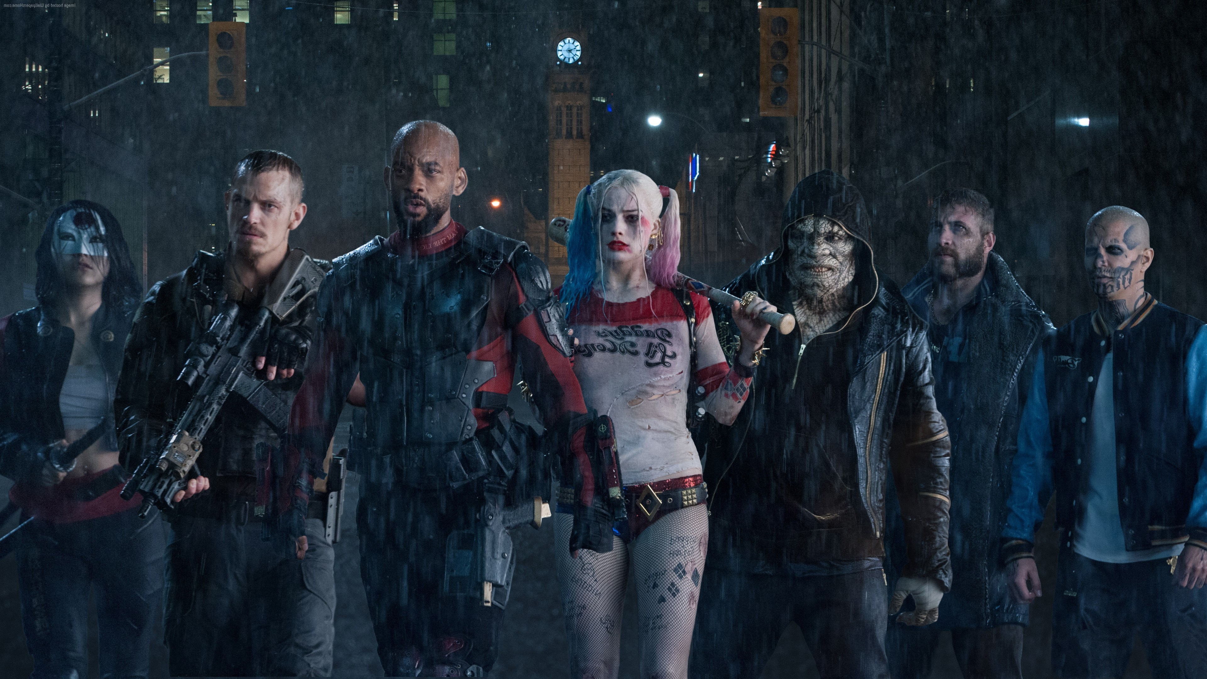 3840x2160 Wallpaper Suicide Squad Harley Quinn Margot Robbie Will Smith