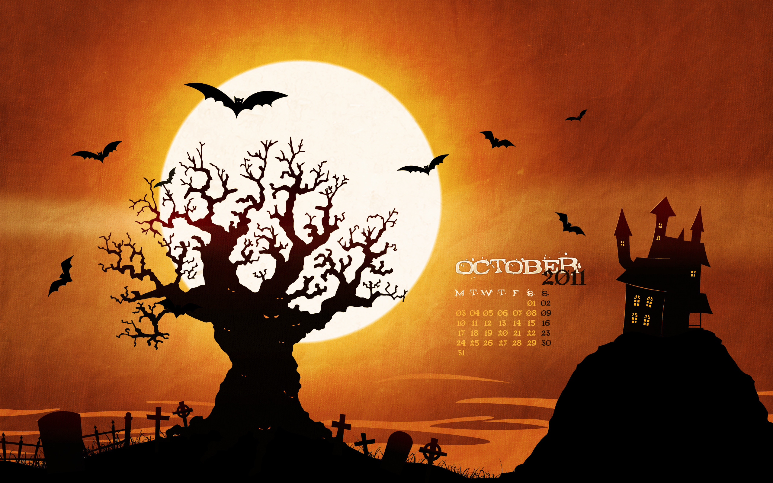 2560x1600 Halloween Spooky Background. “