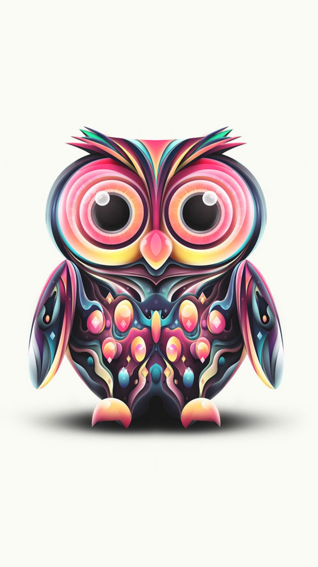 1080x1920 Hd Cute Owl Wallpaper For Android Pixelstalk Net