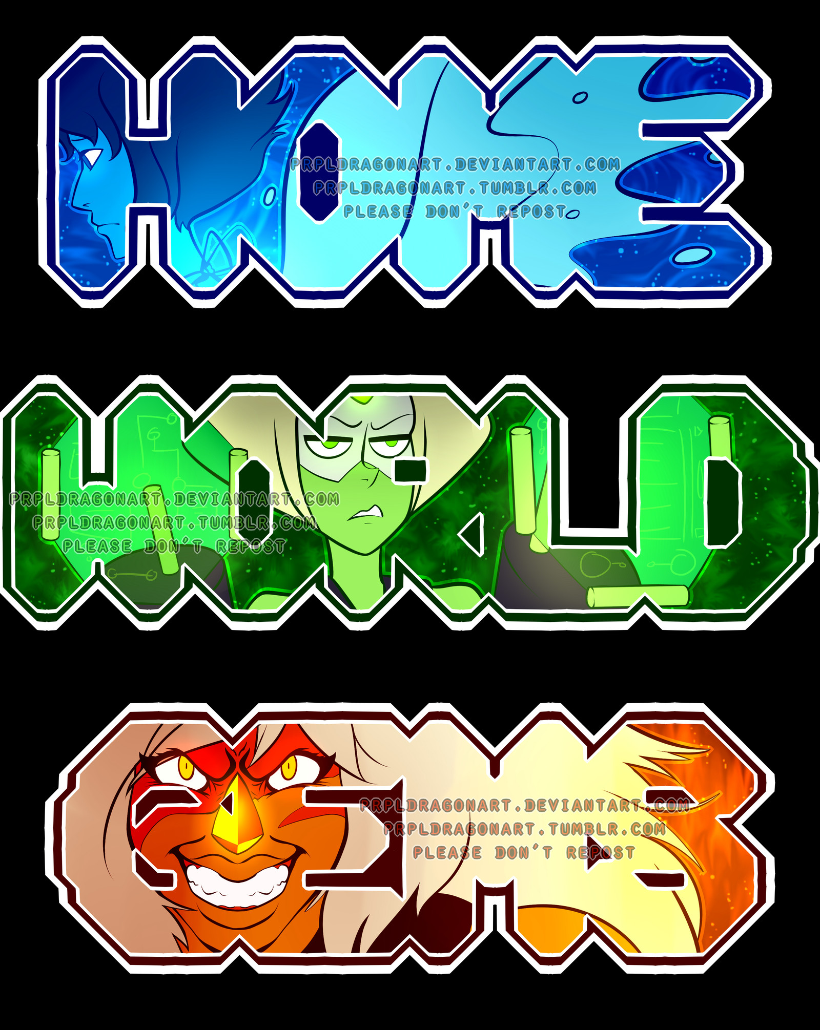 1600x2011 ... sale] Steven Universe- Homeworld Gems by prpldragonart