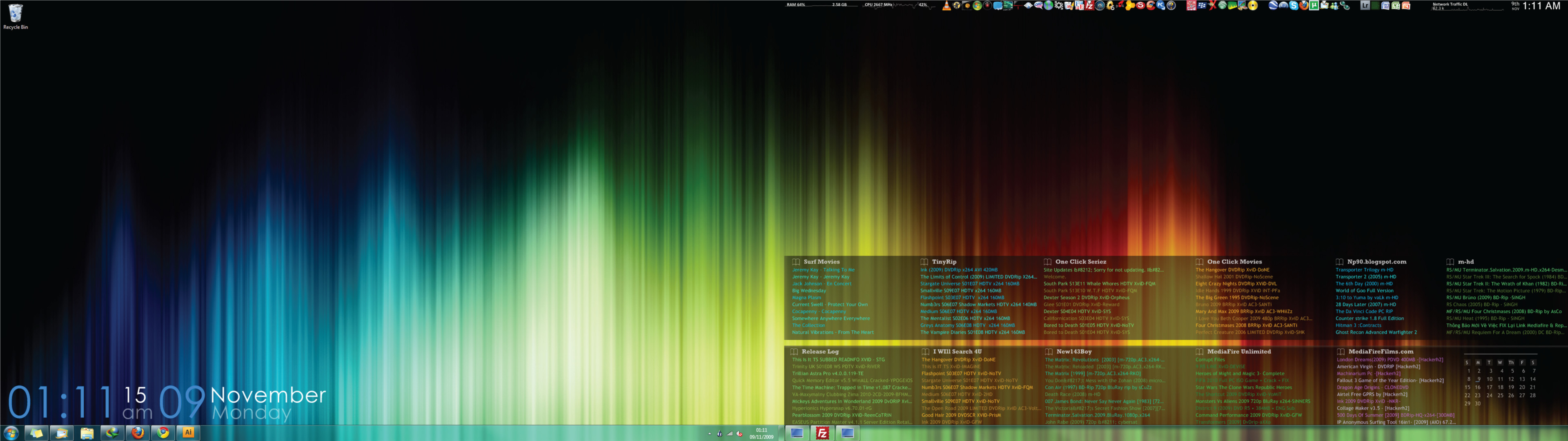 3840x1080 Dual Screen Desktop Windows 7 by bengatley on DeviantArt