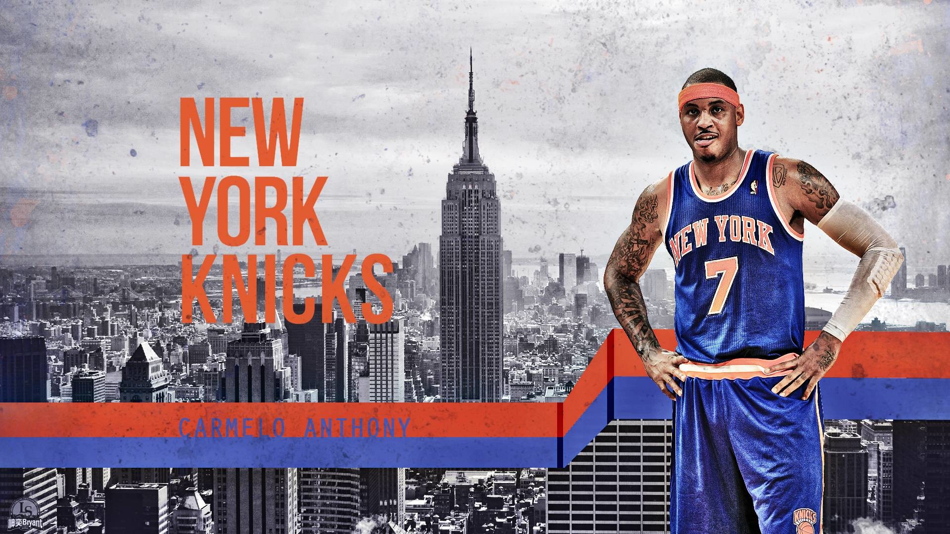 1920x1080 Carmelo Anthony New York Knicks 1920Ã1200 Wallpaper | Basketball .