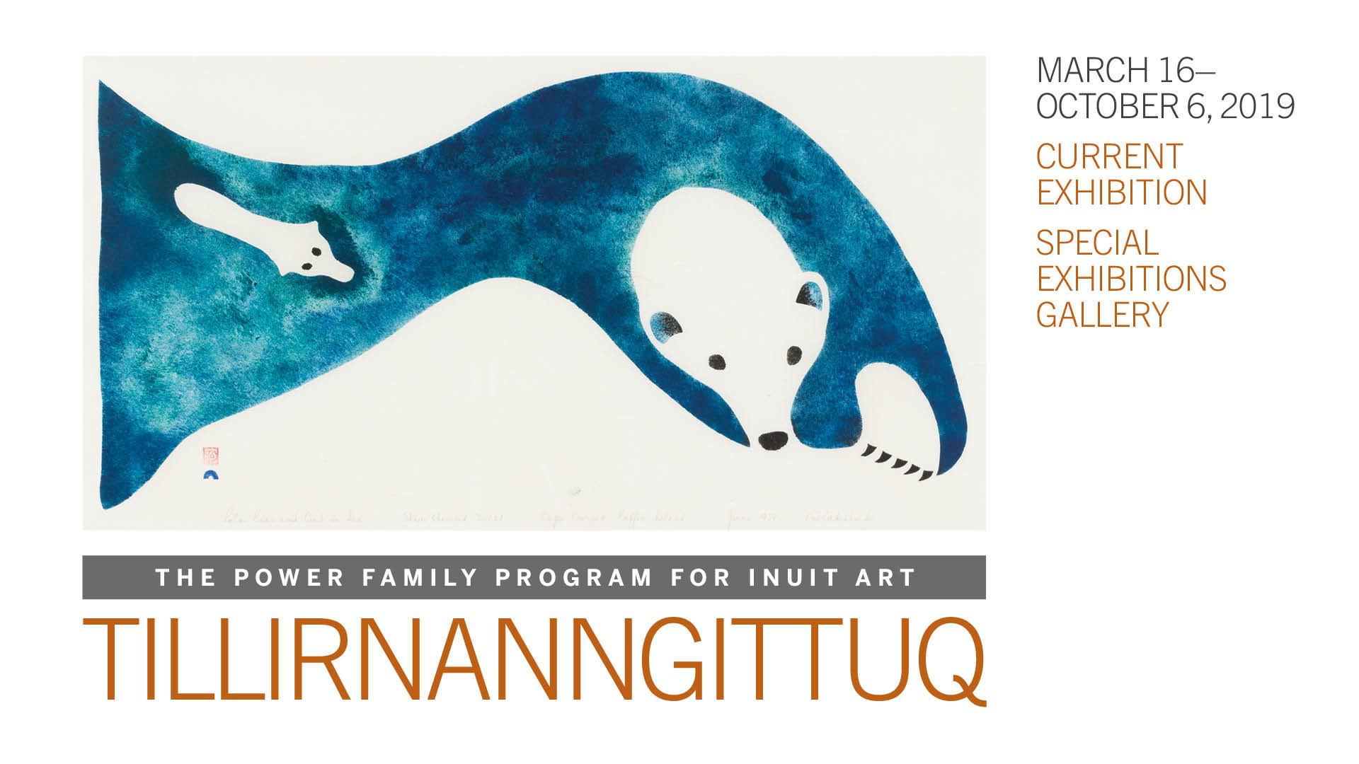 1920x1080 The Power Family Program for Inuit Art: Tillirnanngittuq, on view through  October 6,