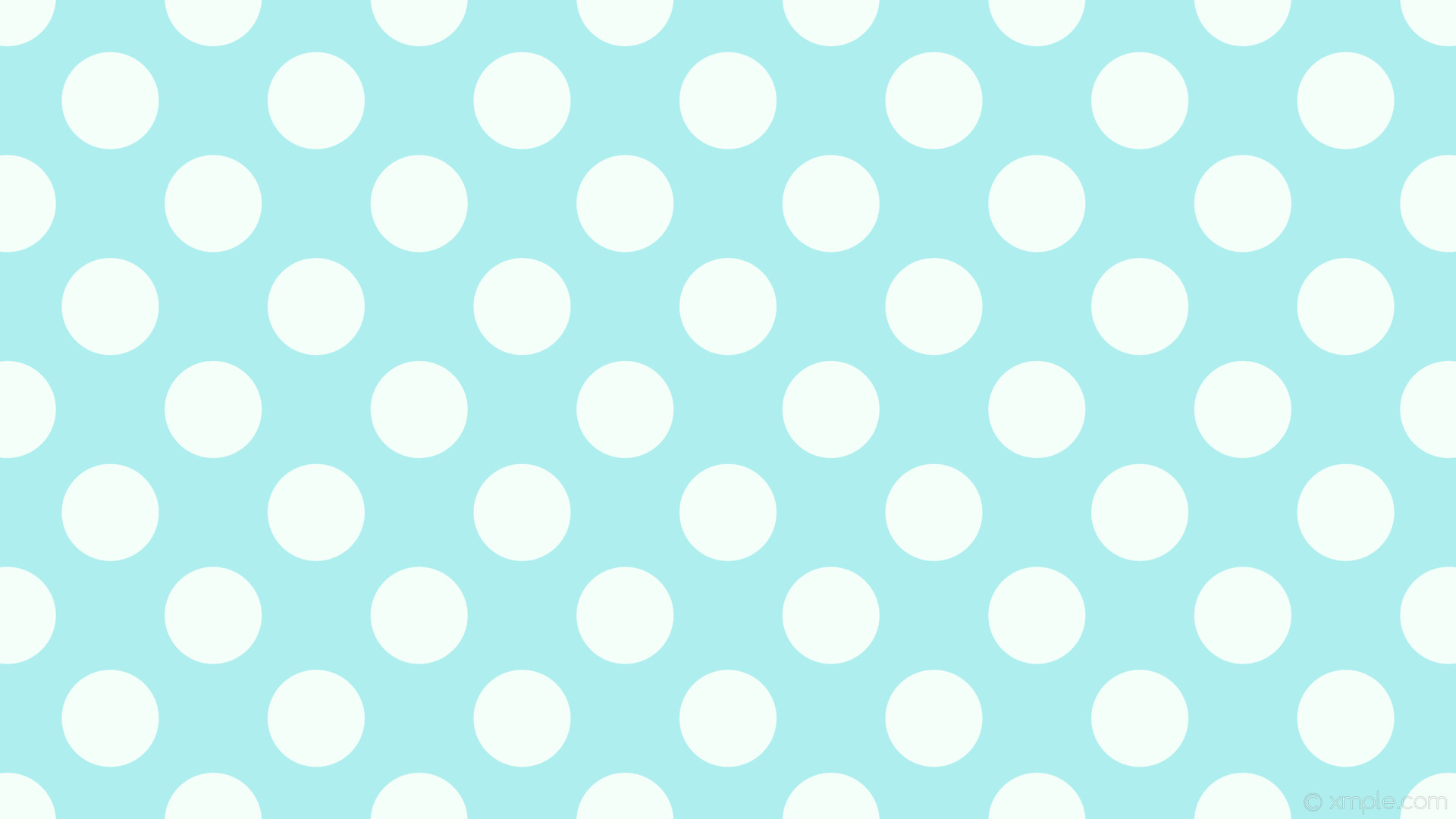 1920x1080 wallpaper white dots blue spots polka pale turquoise mint cream #afeeee  #f5fffa 315Â°