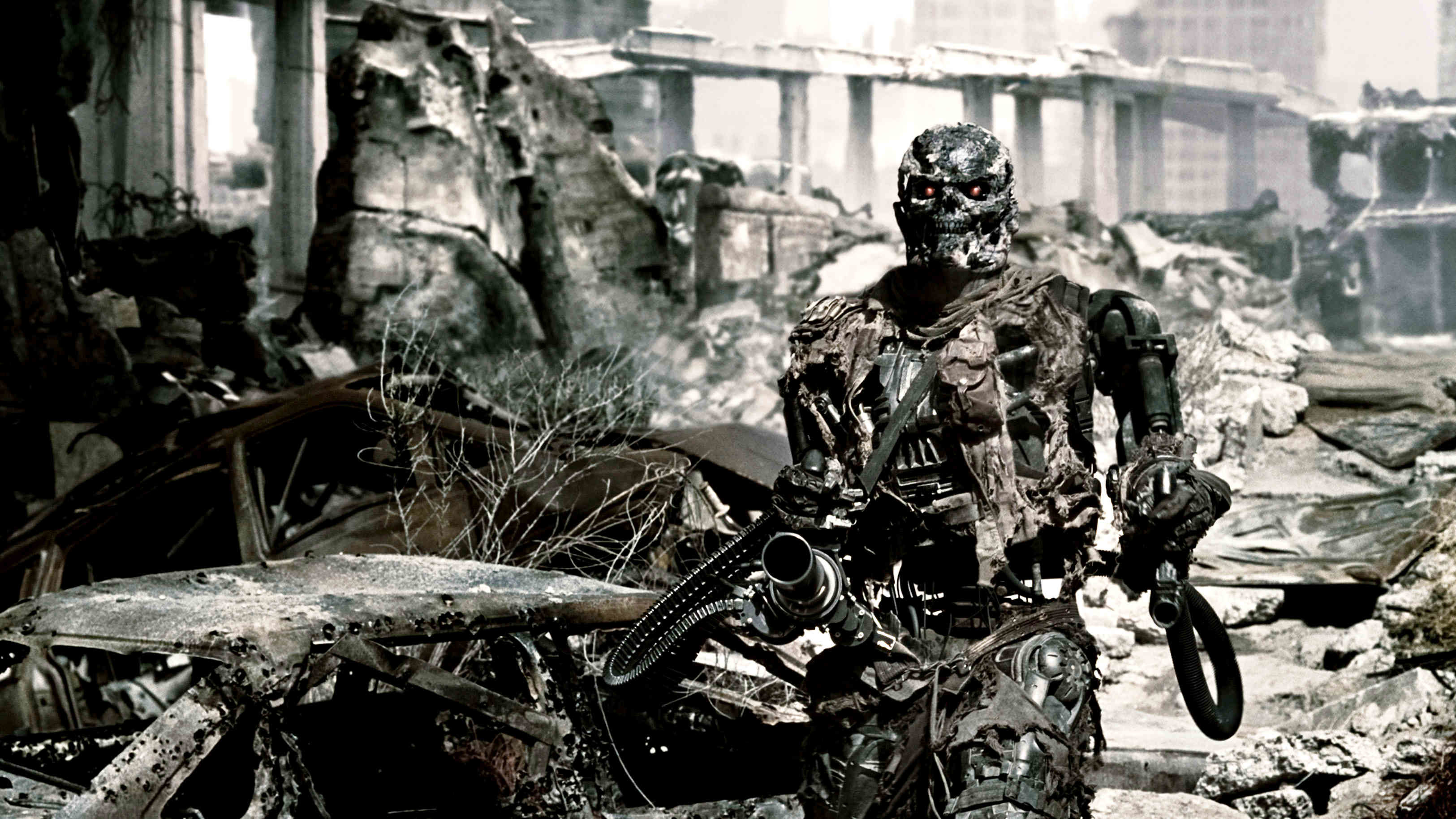 3250x1829 Movie - Terminator Salvation Endoskeleton Wallpaper