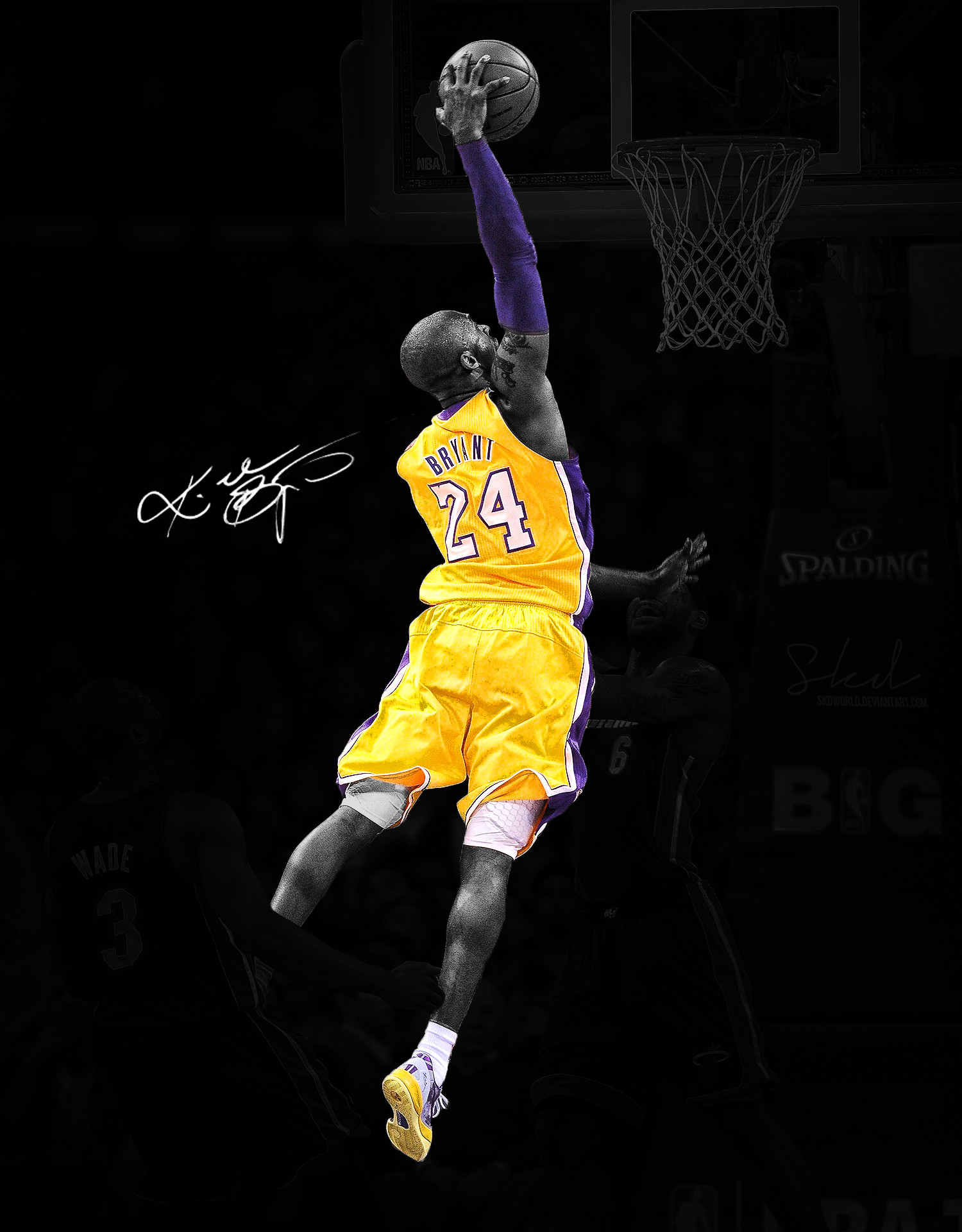 1500x1920 Kobe Bryant Dunk On Lebron James Wallpapers Hd Resolution Is Cool Wallpapers