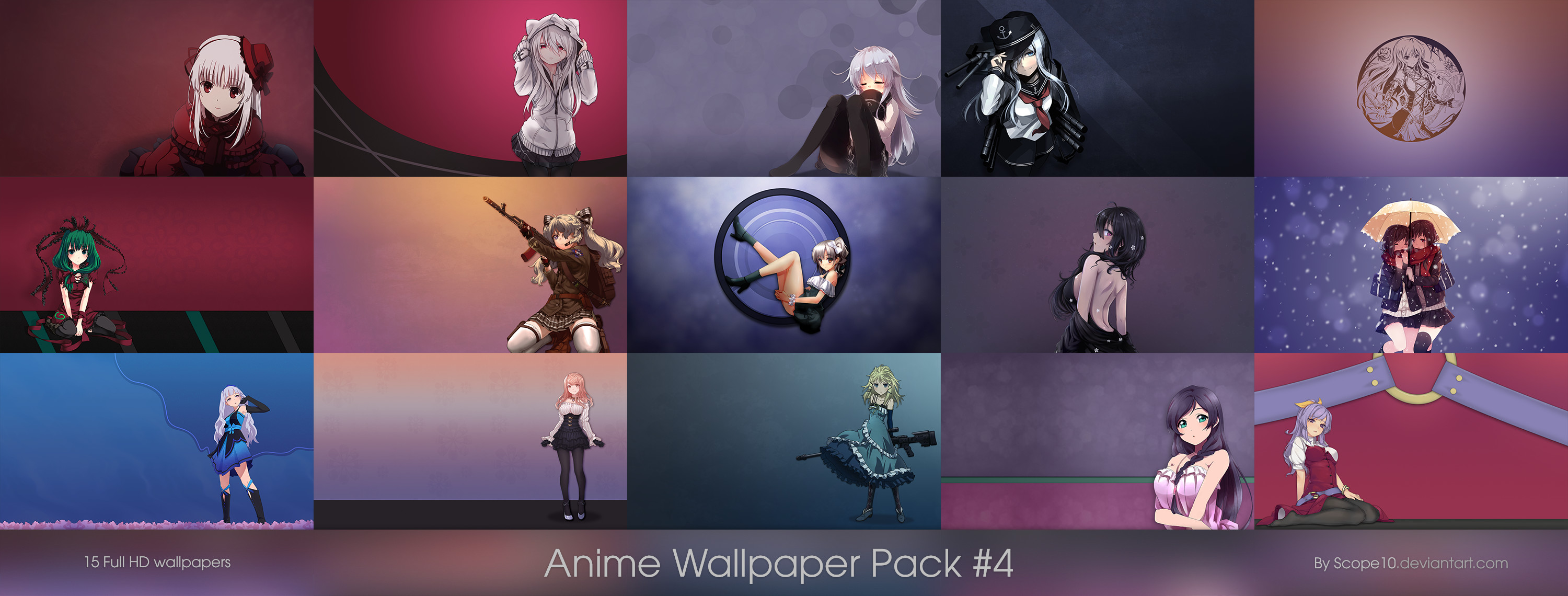 3000x1140 ... Anime Wallpaper Pack #4 by Scope10