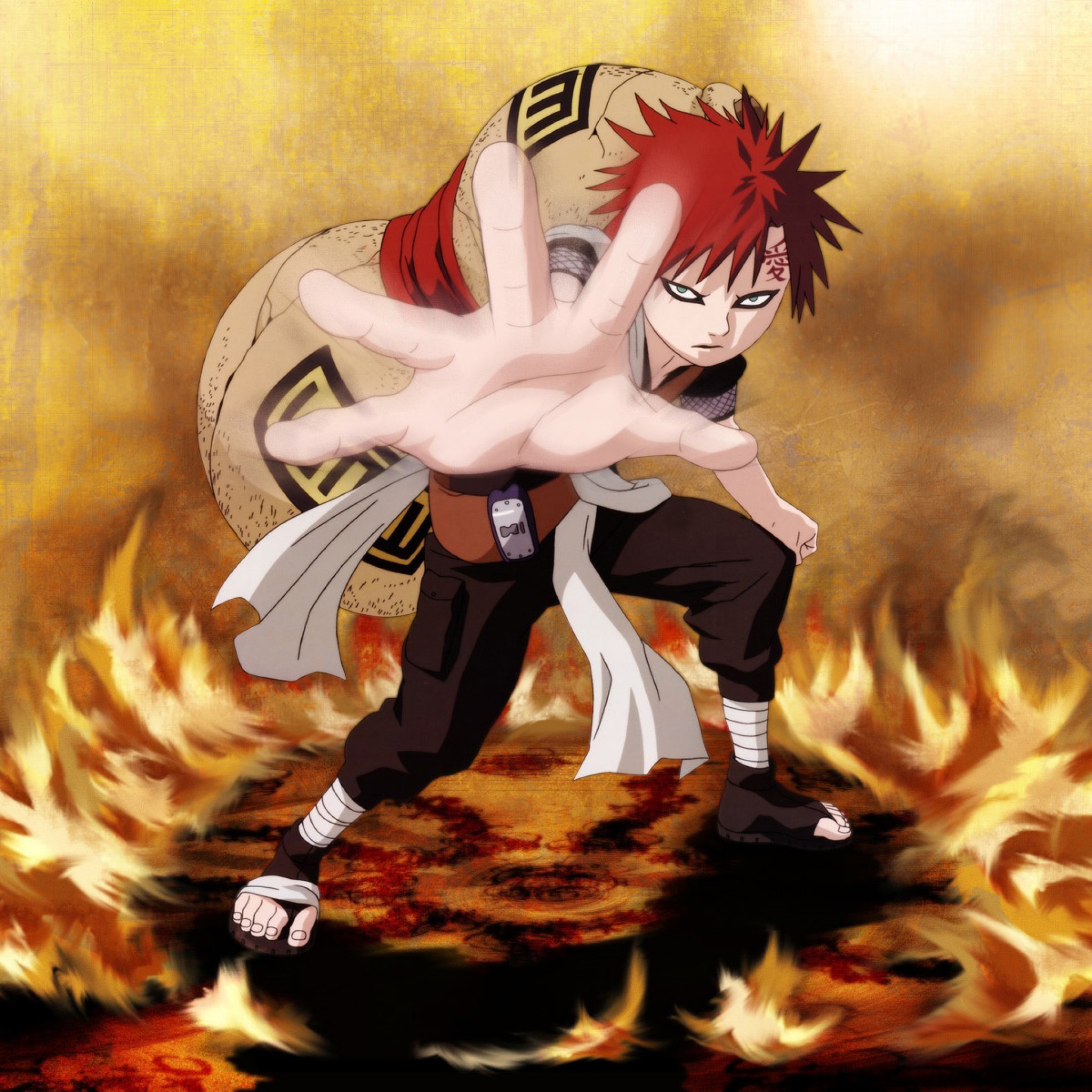 2048x2048 Gaara. Tap image for more Naruto Shippuden HD wallpapers for iPad, iPhone &  Android