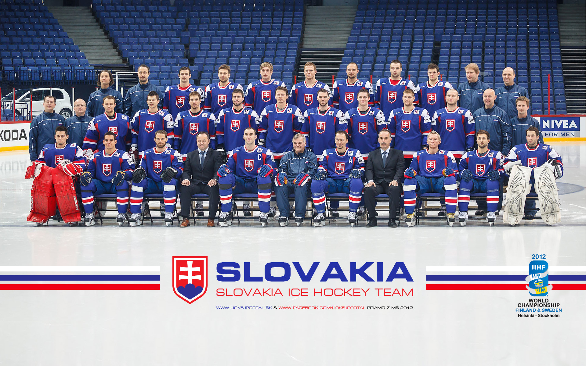 1920x1200 Wallpapers Slovakia Ice Hockey Team MS 2012 | HokejPortal.sk