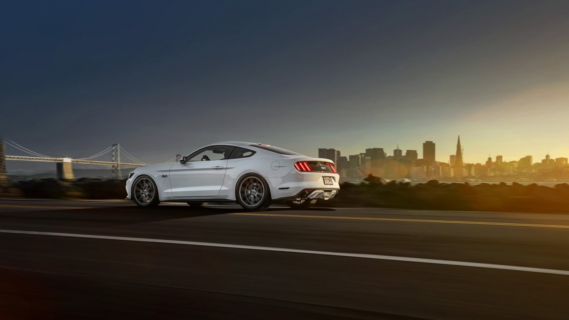 1920x1080 Preview wallpaper ford, mustang, 2015, vossen, muscle car 