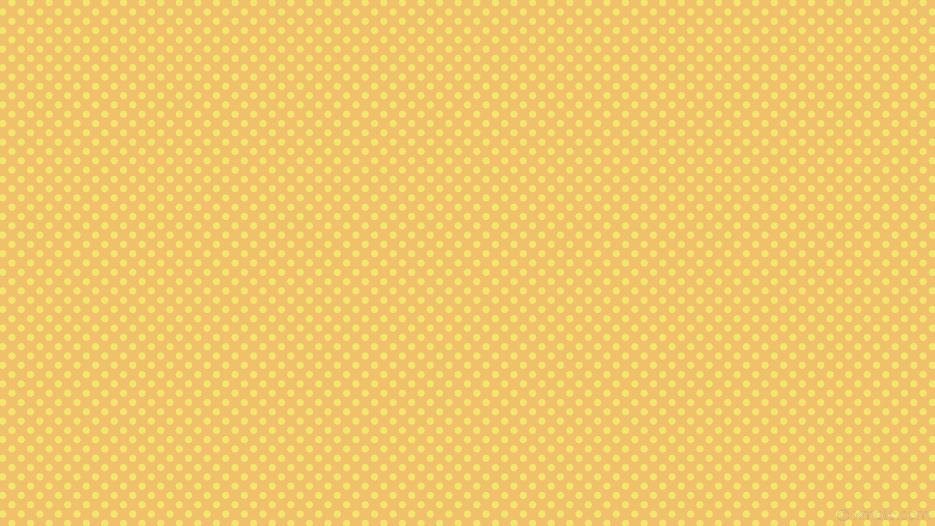 1920x1080 wallpaper yellow orange polka dots spots #f0c06b #f0e86b 315Â° 15px 27px