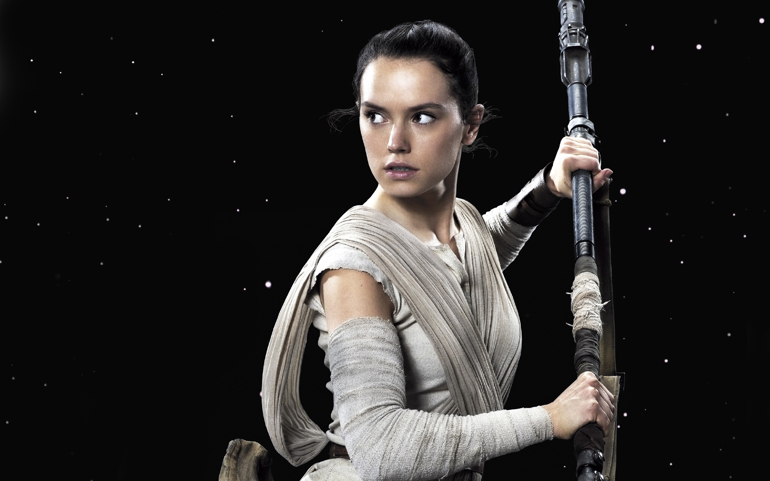 2560x1600 ...  Daisy Ridley Rey Star Wars The Force Awakens Wallpapers HD