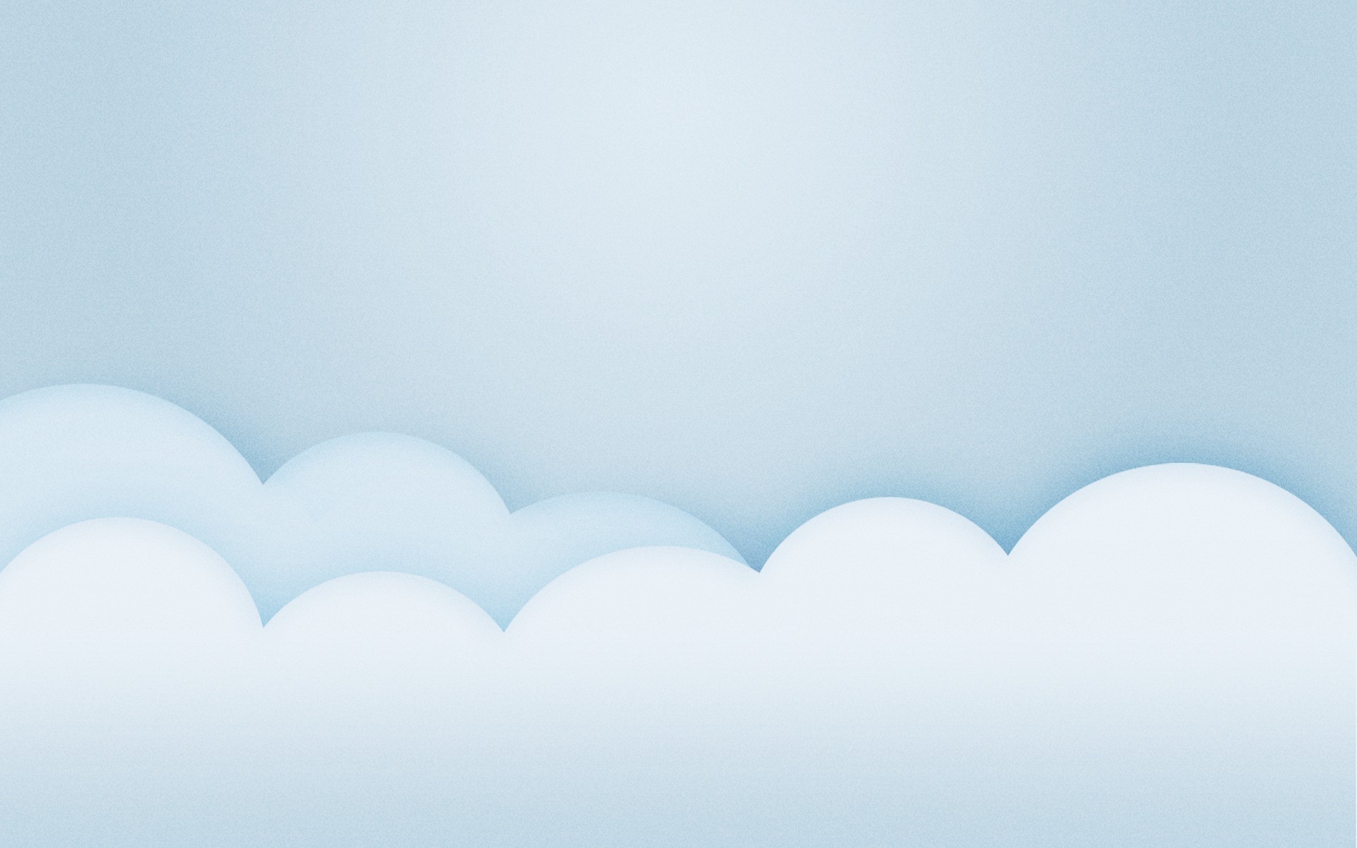 1920x1200 Bild: Light Blue Clouds Minimalistische wallpapers and stock photos. Â«