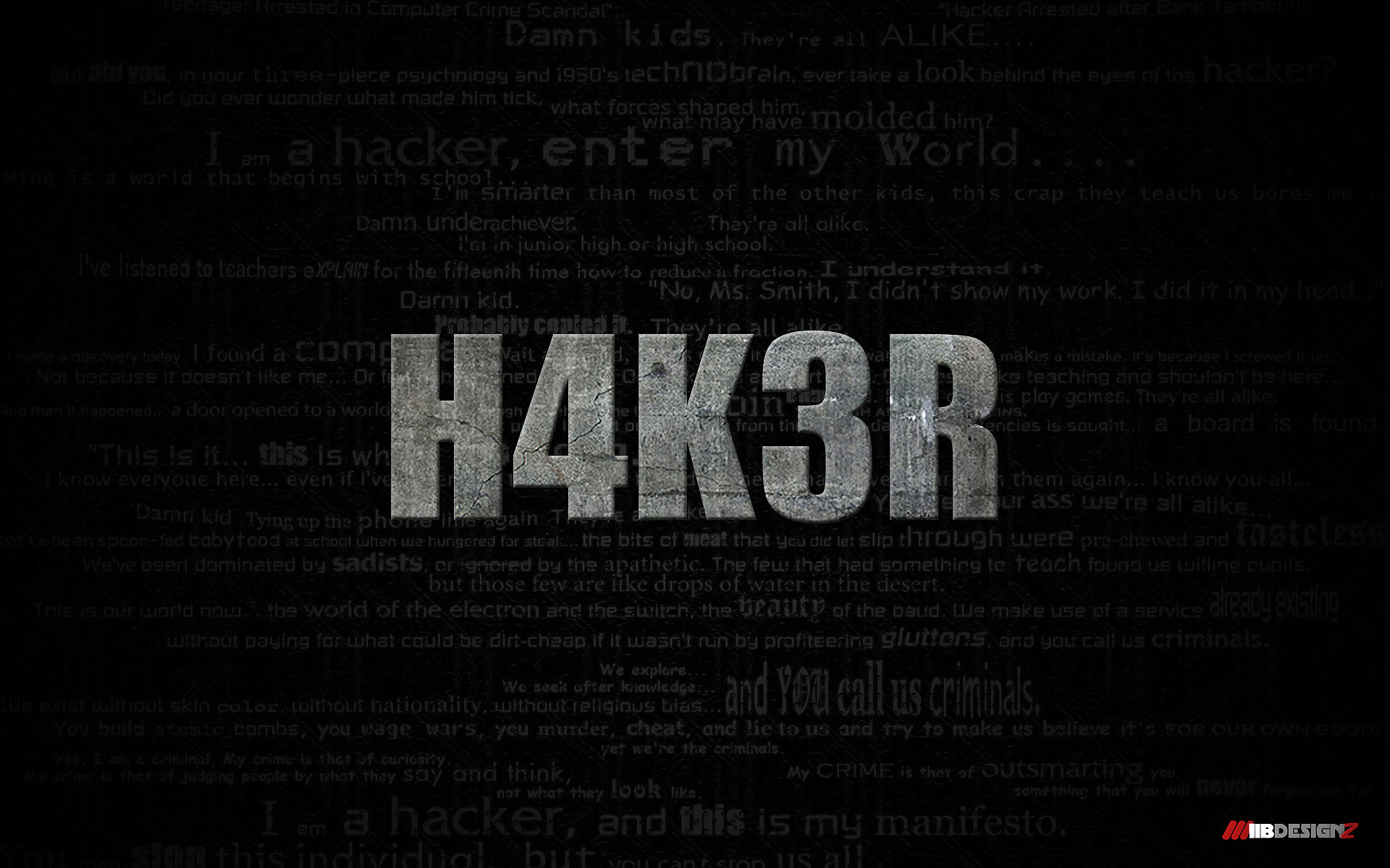 1920x1200 Image: H4K3R wallpapers and stock photos. Â«