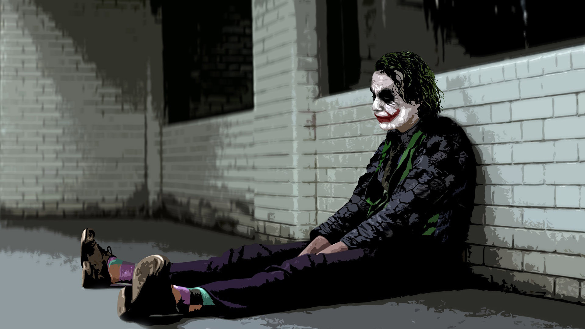 1920x1080 The Dark Knight Joker 2016 Background HDQ Cover