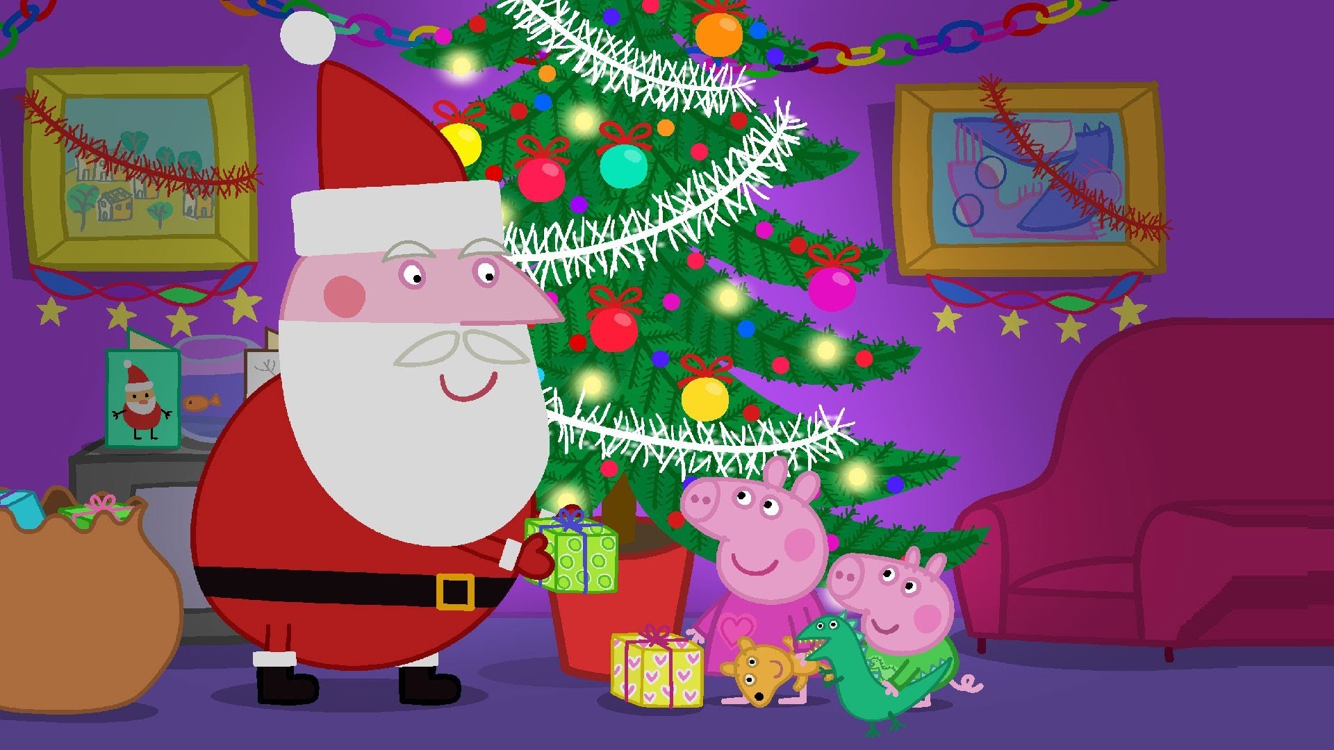 1920x1080 Peppa Pig - Christmas Wish Books - Peppa Pig Full Games - Episode 1 -  YouTube