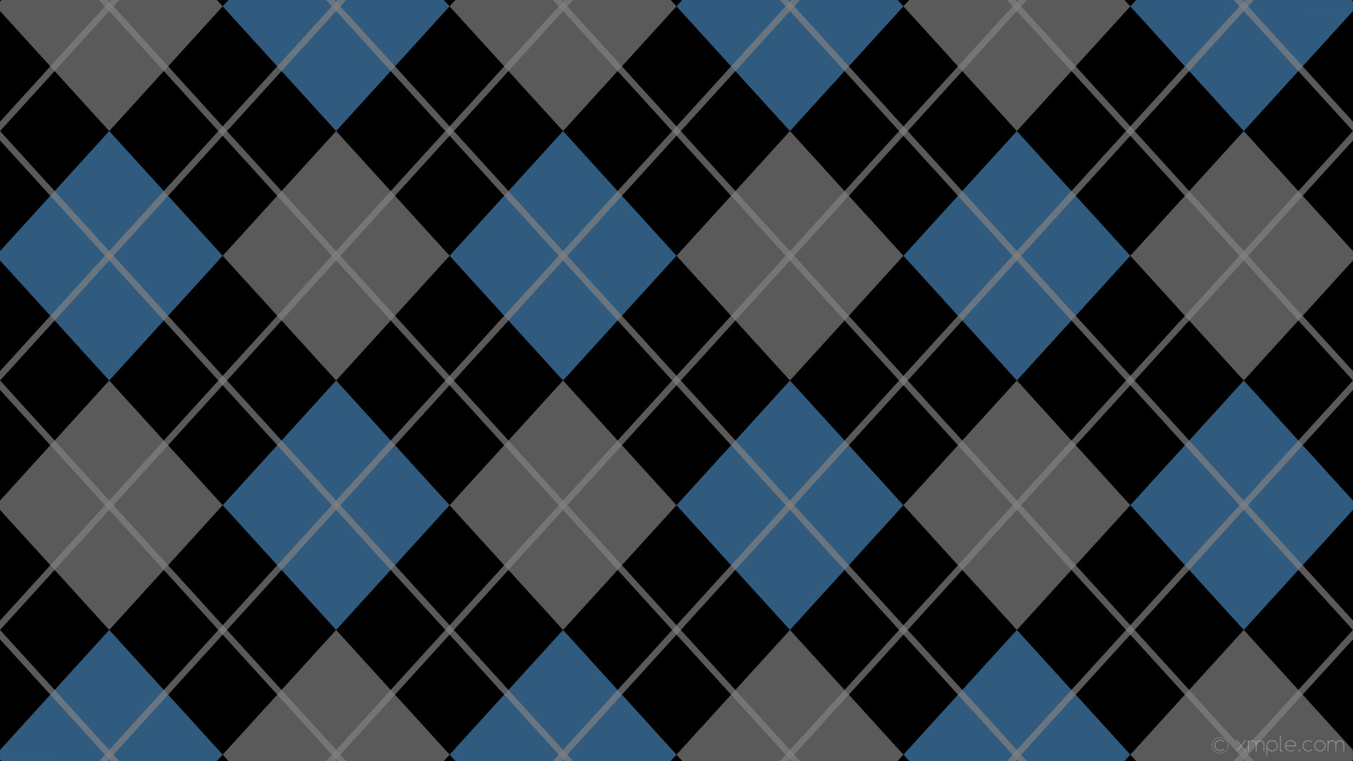1920x1080 wallpaper dual brown black argyle diamonds blue grey steel blue gray  chocolate #000000 #4682b4