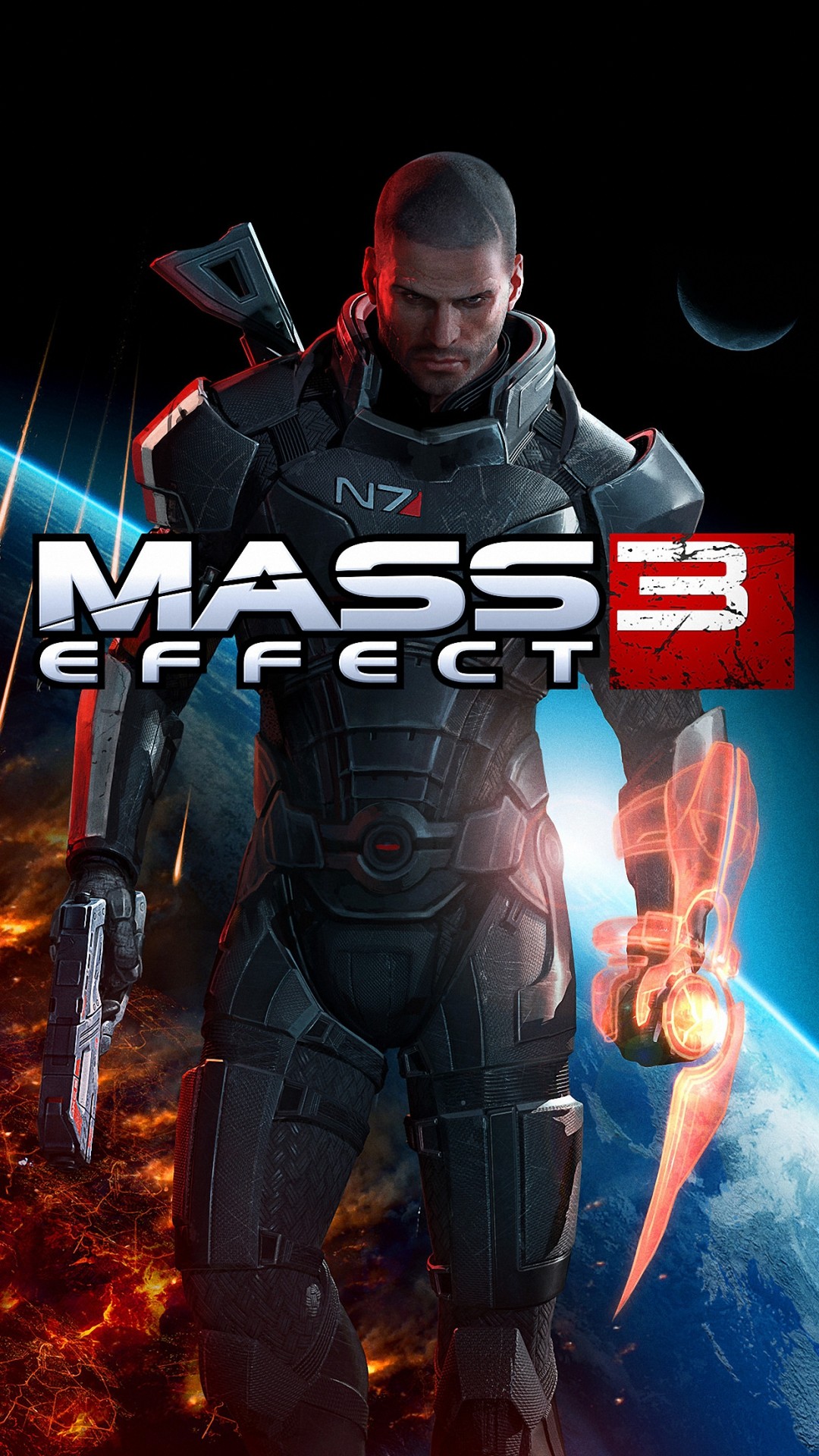 1080x1920 space mass effect 3 iphone 6 wallpapers HD