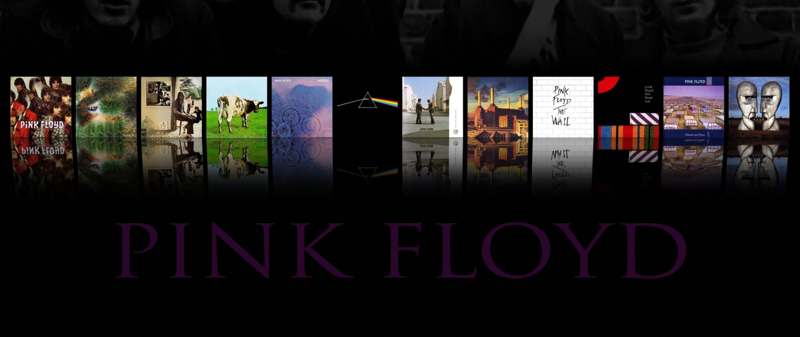 2560x1080  Wallpaper pink floyd, band, members, albums, name
