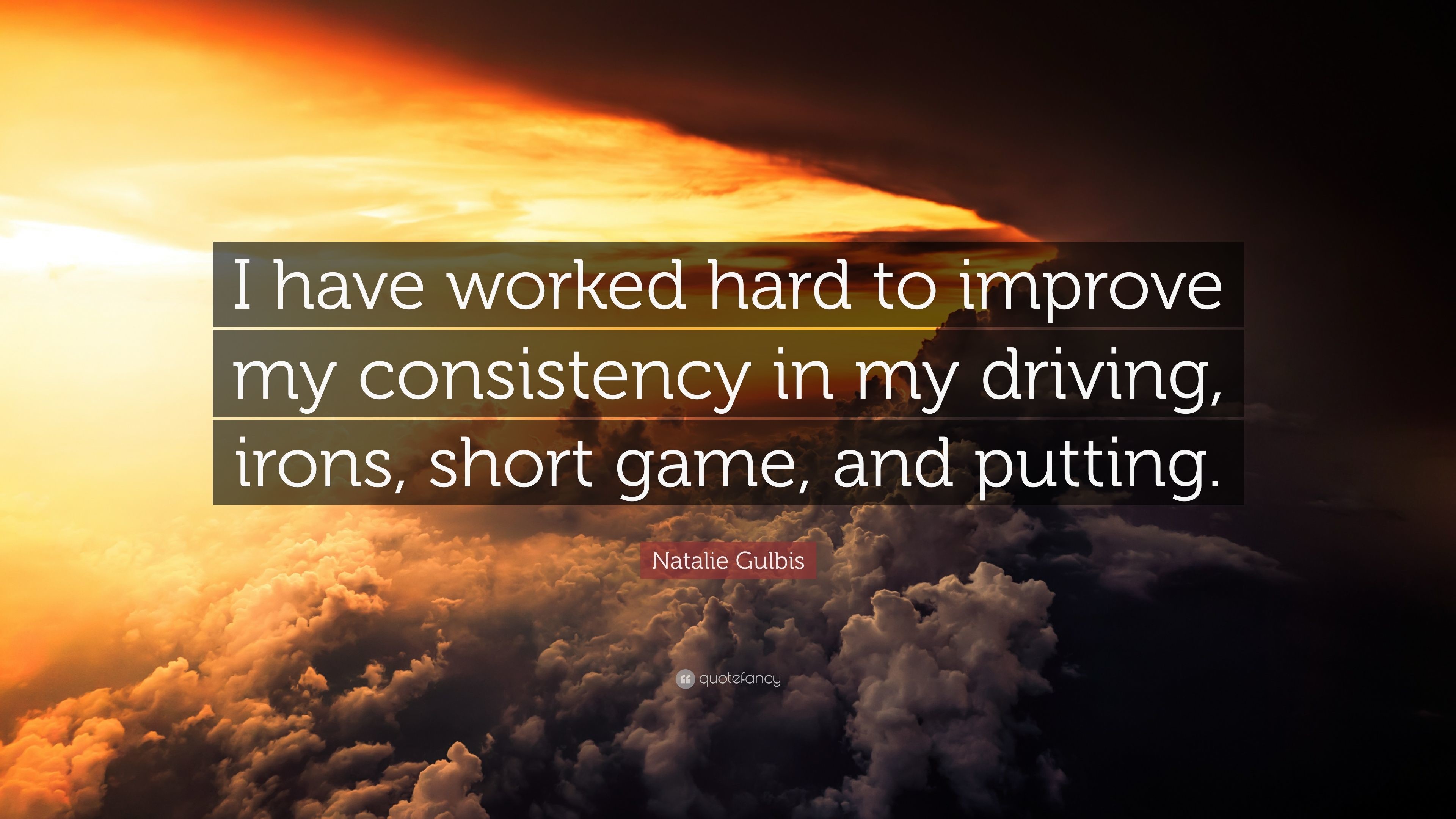 3840x2160 Natalie Gulbis Quote: “I have worked hard to improve my consistency in my  driving
