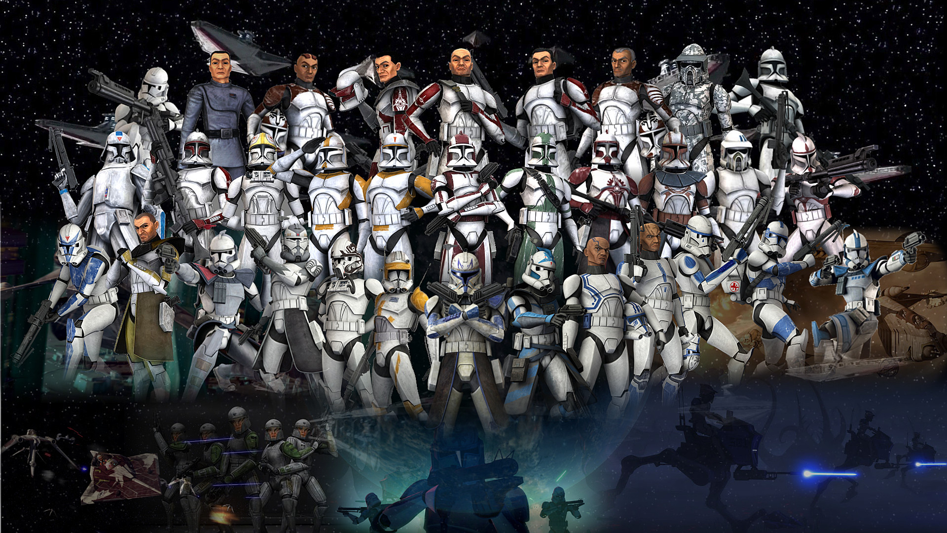 1920x1080 Star Wars Clone Trooper Wallpaper. Clone Troopers Wallpaper by Volkrex on  DeviantArt