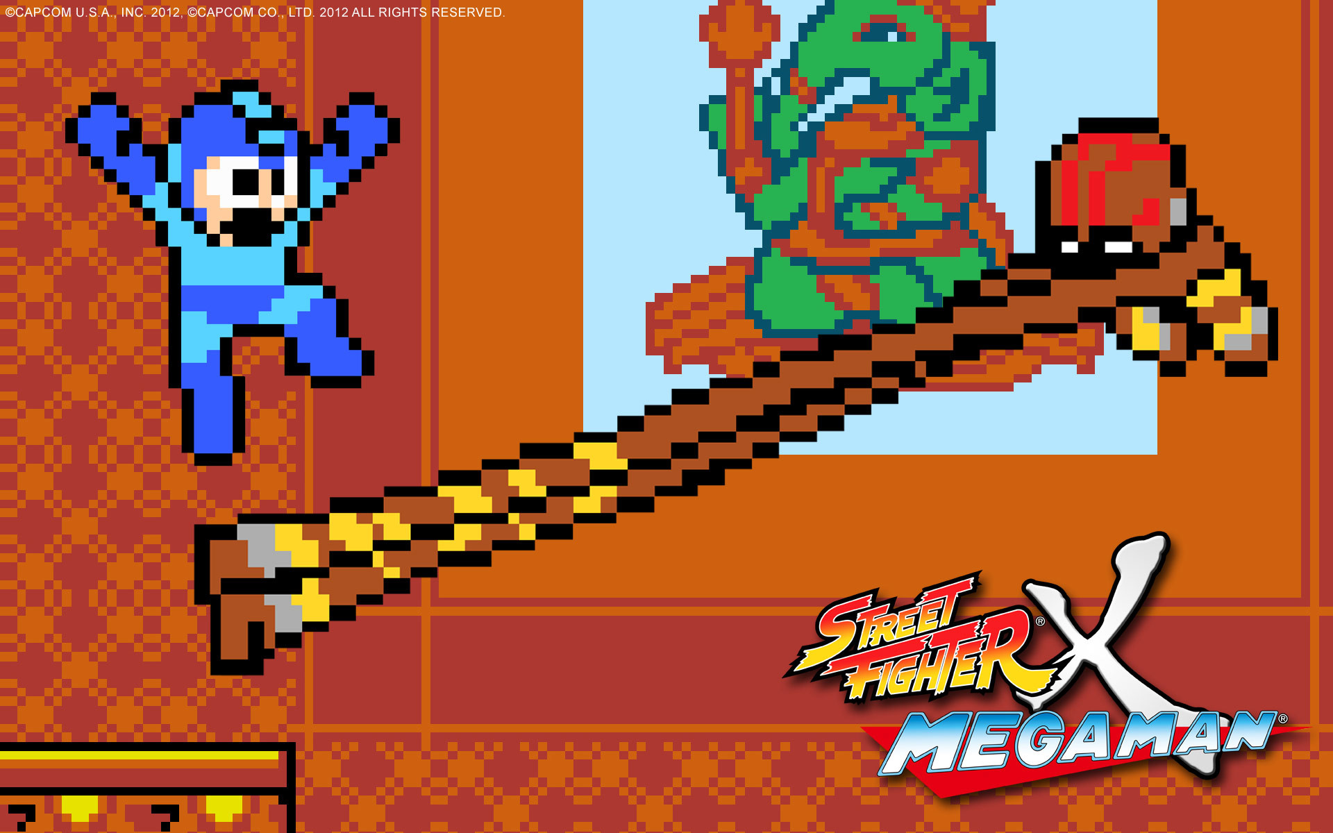 1920x1200 Street Fighter X Mega Man wallpaper #3
