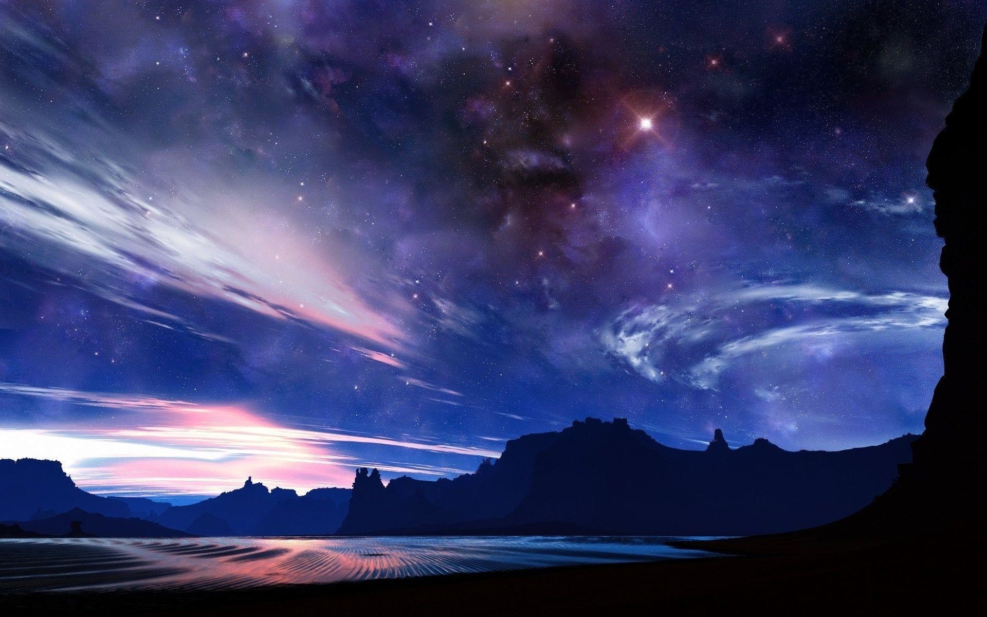 1920x1200 Starry Sky Wallpapers - Full HD wallpaper search