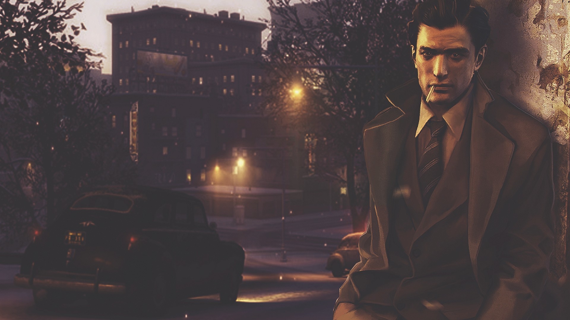 1920x1080 Christmas mafia 2 mobsters old city game gangsters wallpaper
