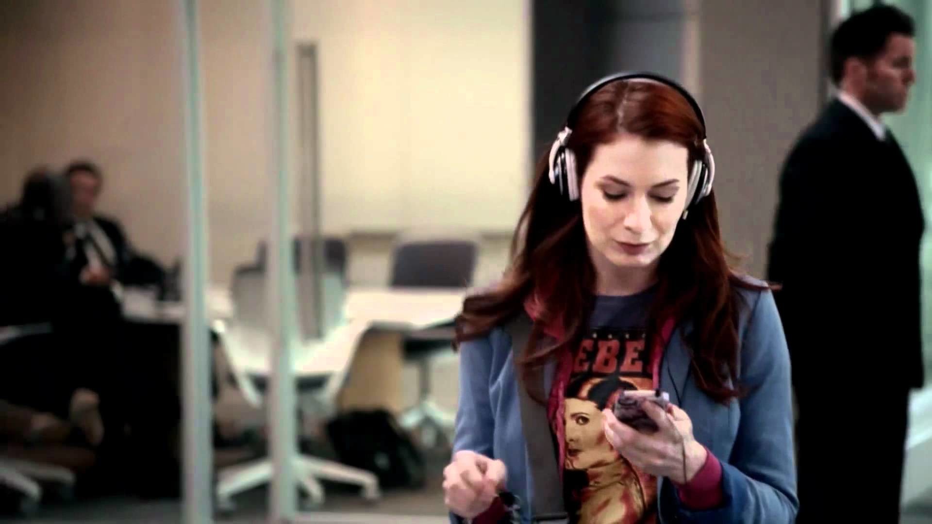 1920x1080 Felicia Day on Supernatural; start the day with a crazy little dance